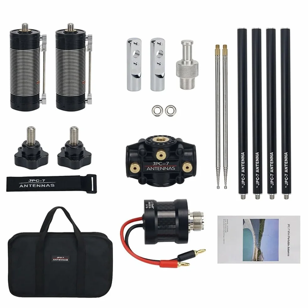 JPC-7 Antenna portatile a onde corte con custodia
