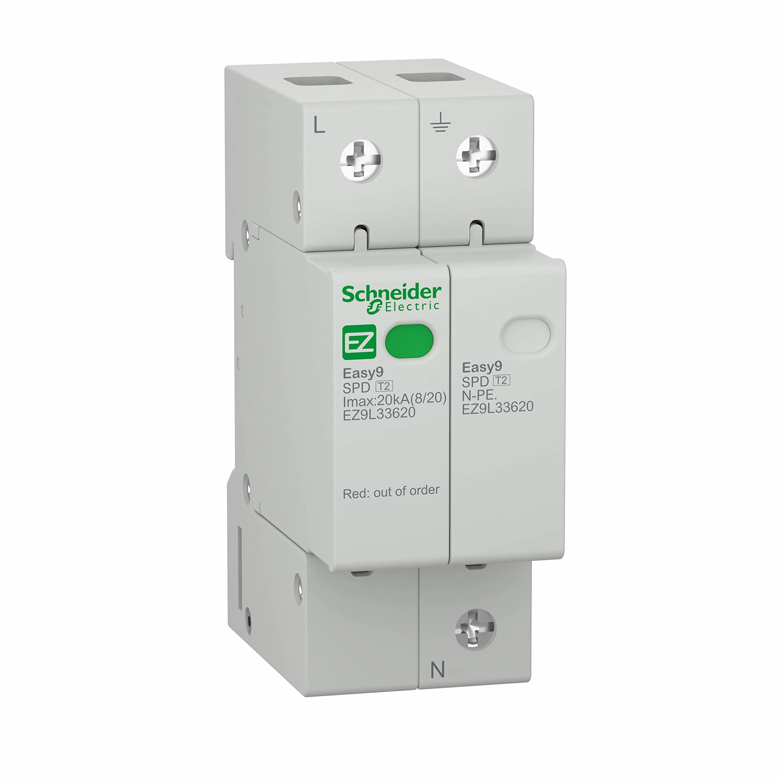 Schneider EZ9L33620 EASY9 parafulmini 1p-n 20 KA