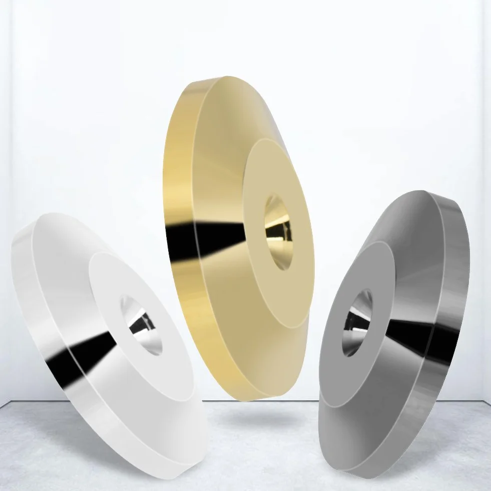 Zerone 8 pezzi Punte per Altoparlanti in Rame, Supporti Antivibrazione 25 x 4 mm, Isolanti per Piedi Cuffie e Speaker