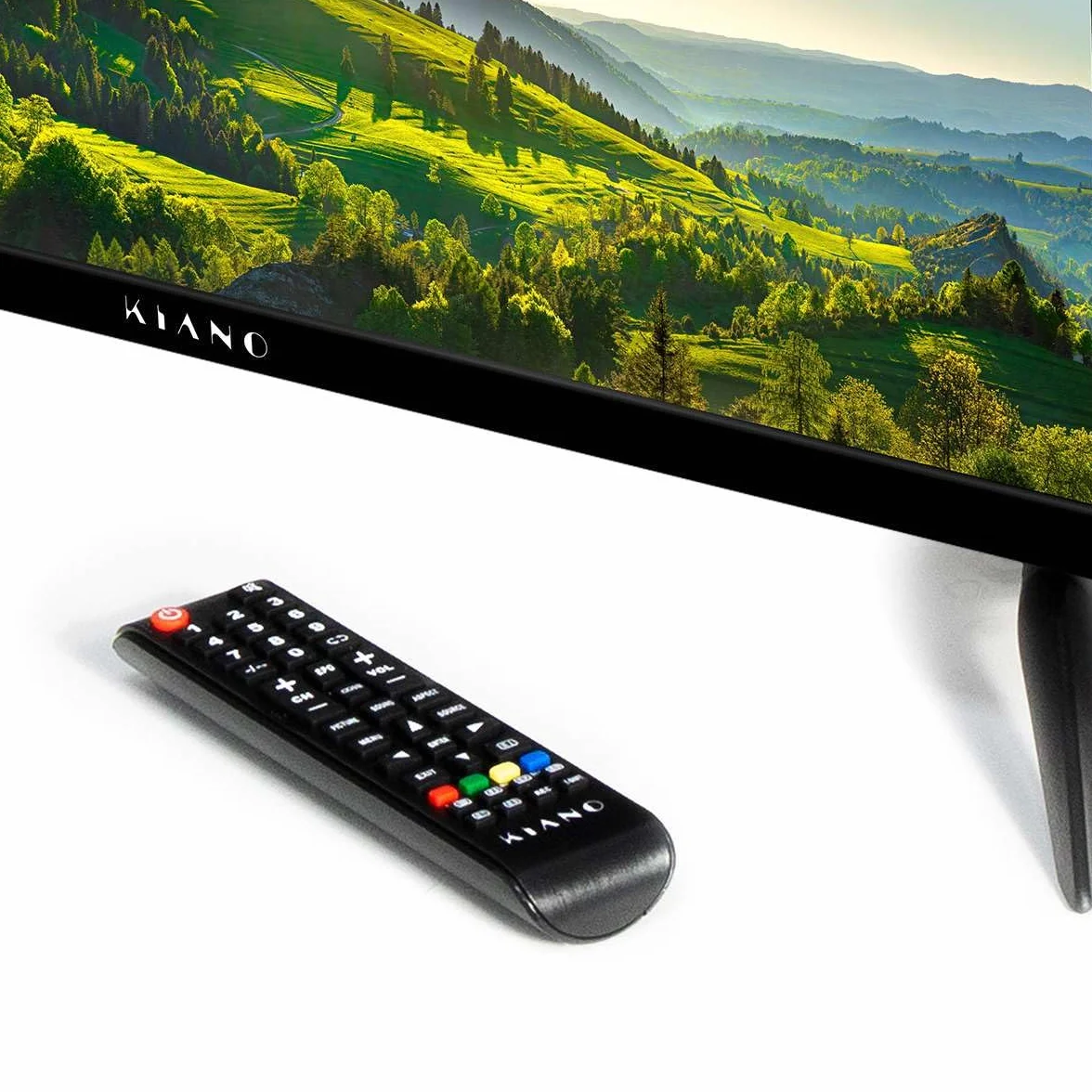KIANO Slim TV 32" 80 cm DVB-T2 CI+ LED HD HDMI USB Dolby Audio PVR Hotel Mode Czarny