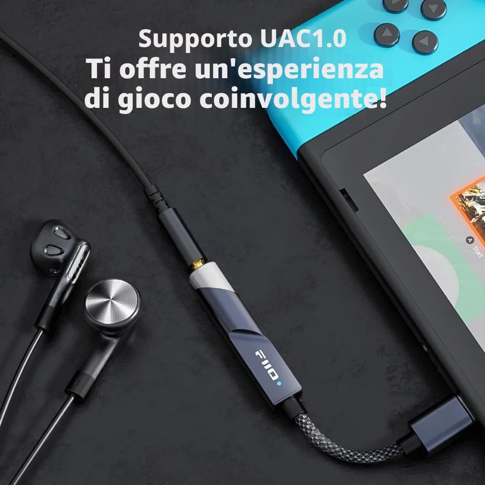 FiiO KA11 USB-C DAC e Amp Dongle Nero