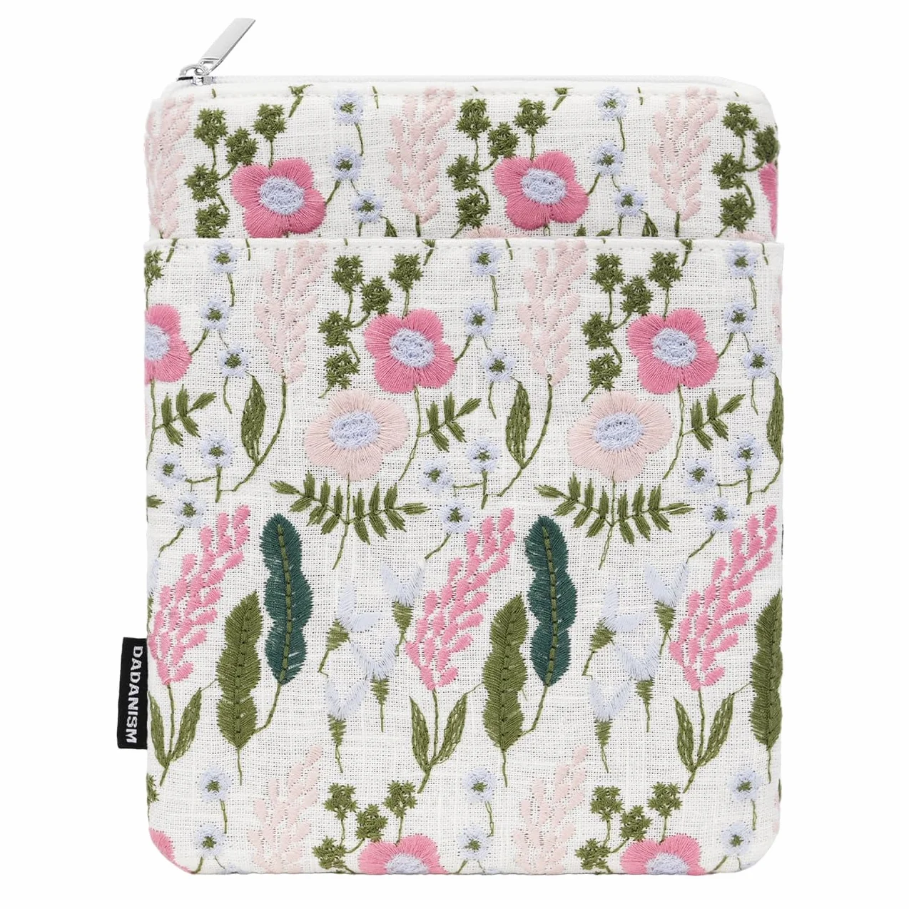 Kindle Paperwhite Colorsoft Signature Edition Oasis E-Reader 6-7" Custodia Protettiva Imbottita a Margherita Ricamata Lavanda