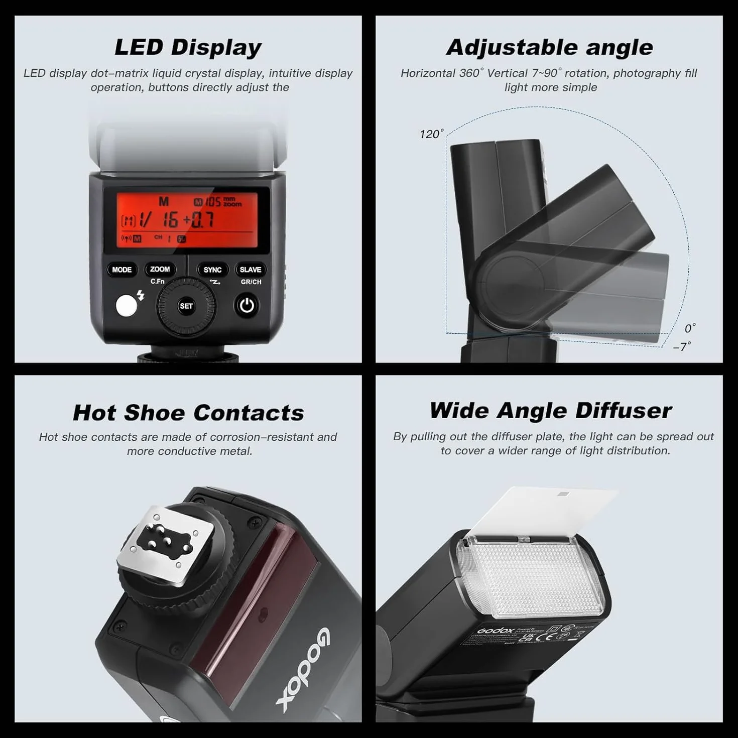 Godox TT350S 2.4G TTL Flash Speedlite Sony