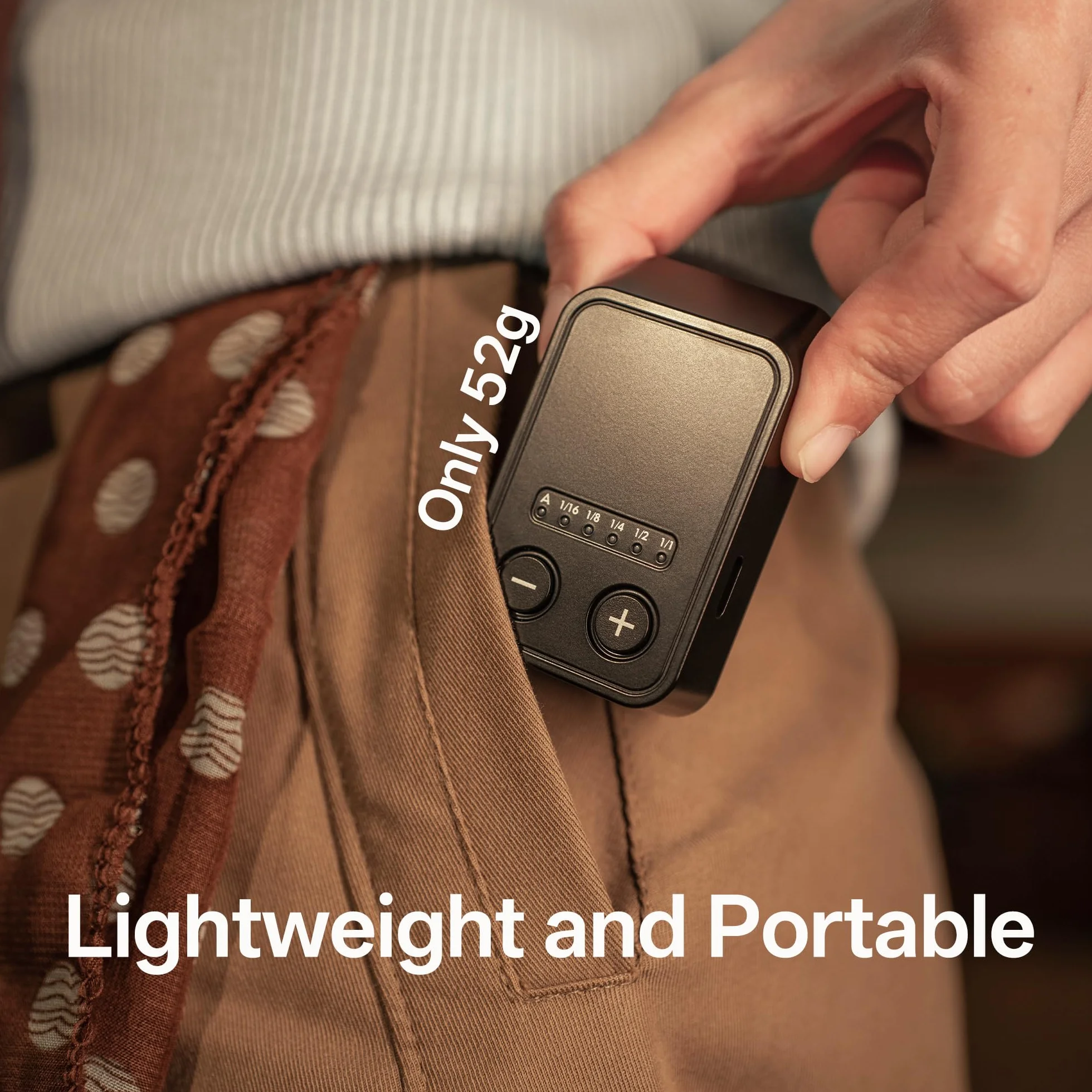 VILTROX Flash TTL Mini Retro per Fujifilm, Speedlite Tascabile Pieghevole, 10 Ws, USB-C Ricaricabile (Z2-F)