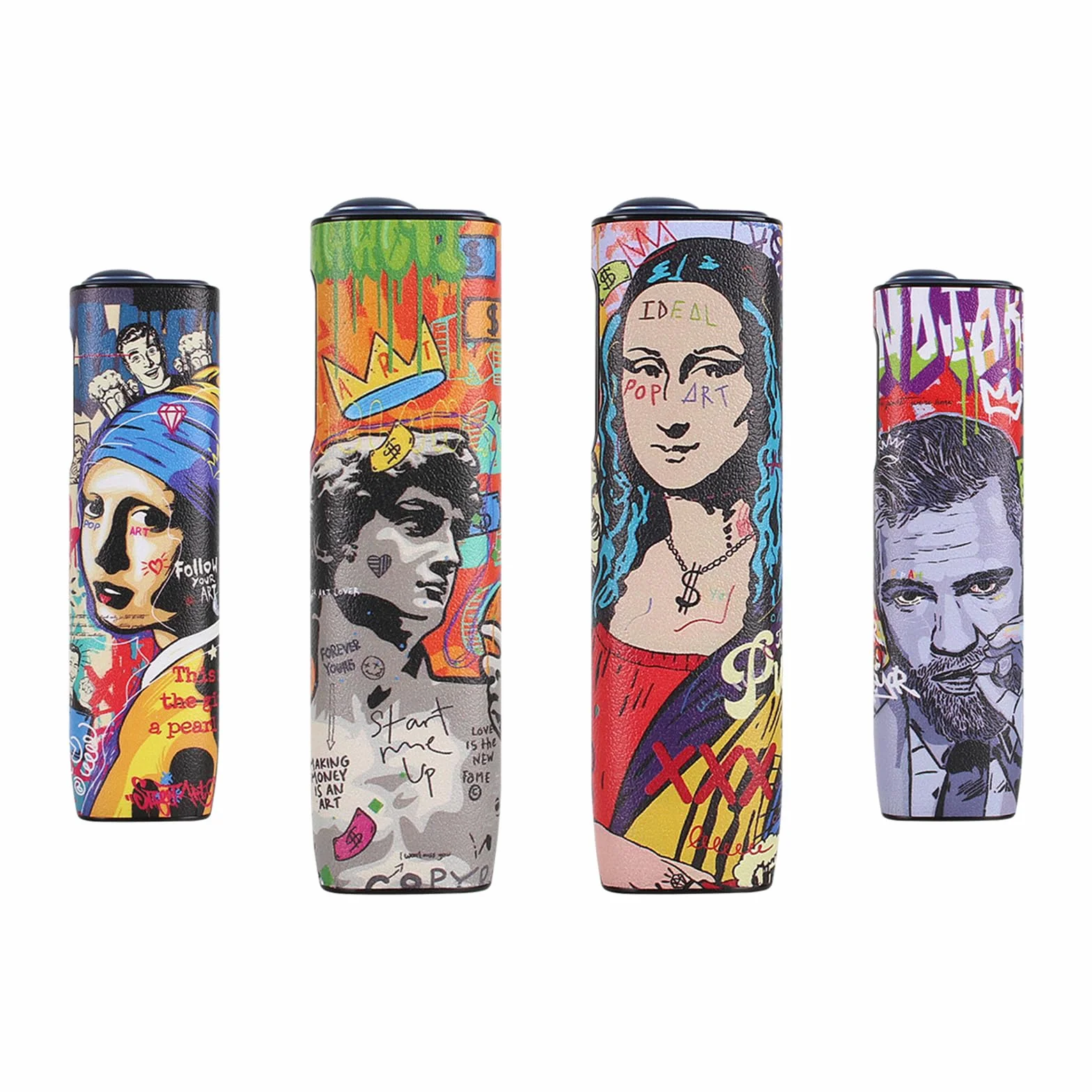 Custodia iLUMA i ONE (M0033) Graffiti Pelle PU Silicone Antiurto Antigraffio