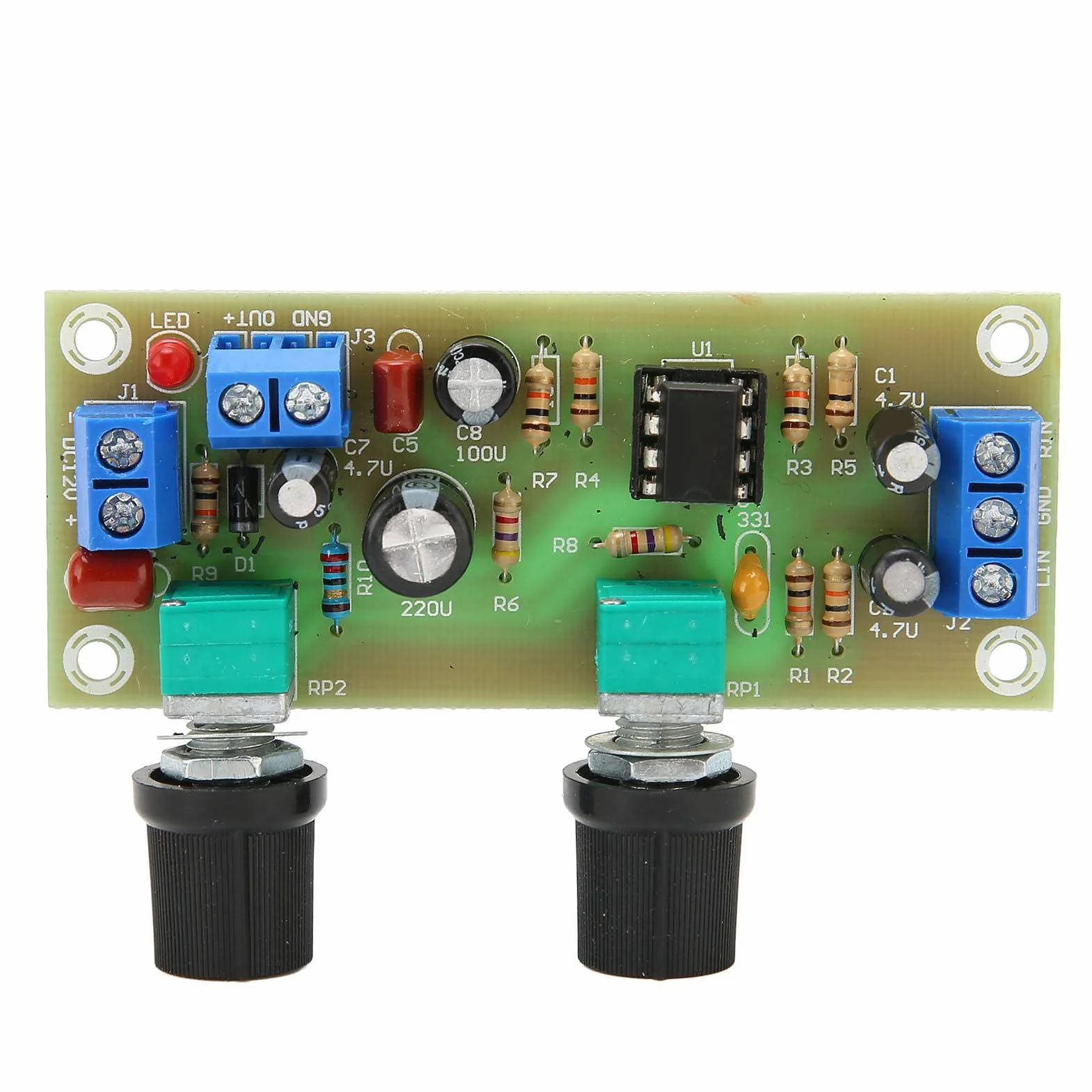 Scheda Preamplificatore Subwoofer Modulo Filtro Passa Basso per Sistemi Audio