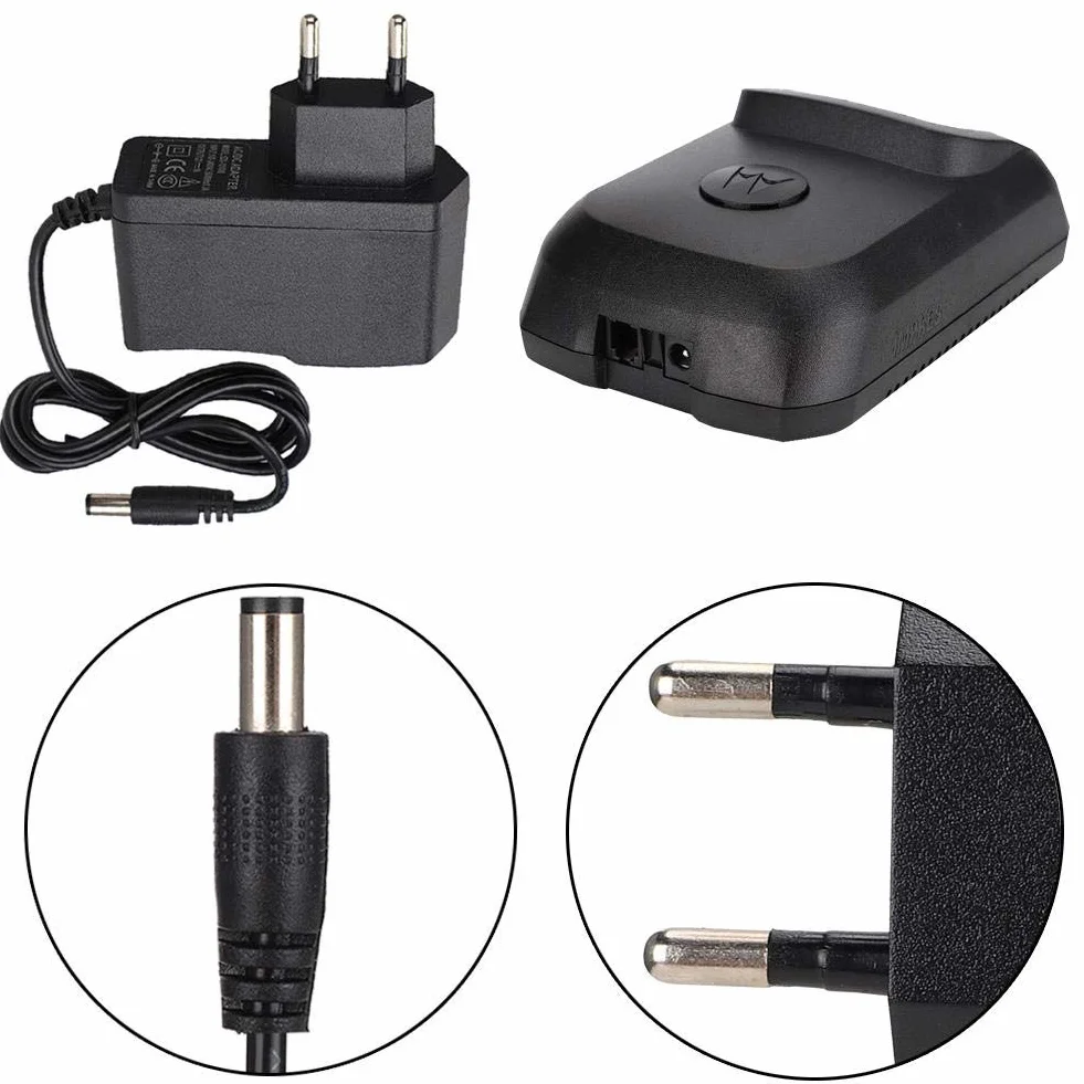 Adattatore di Alimentazione Elprico 100-240 V per XIR P8268 DP4400 DP4800 DP4801 DEP550