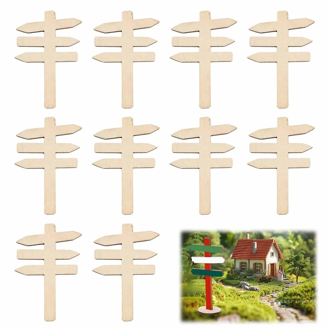 10 Cartelli Stradali Mini, Cartelli In Legno Per Bambini E Ragazzi, Segnaletica Stradale Educativa, Giocattolo Didattico Per Apprendimento Sicurezza Stradale