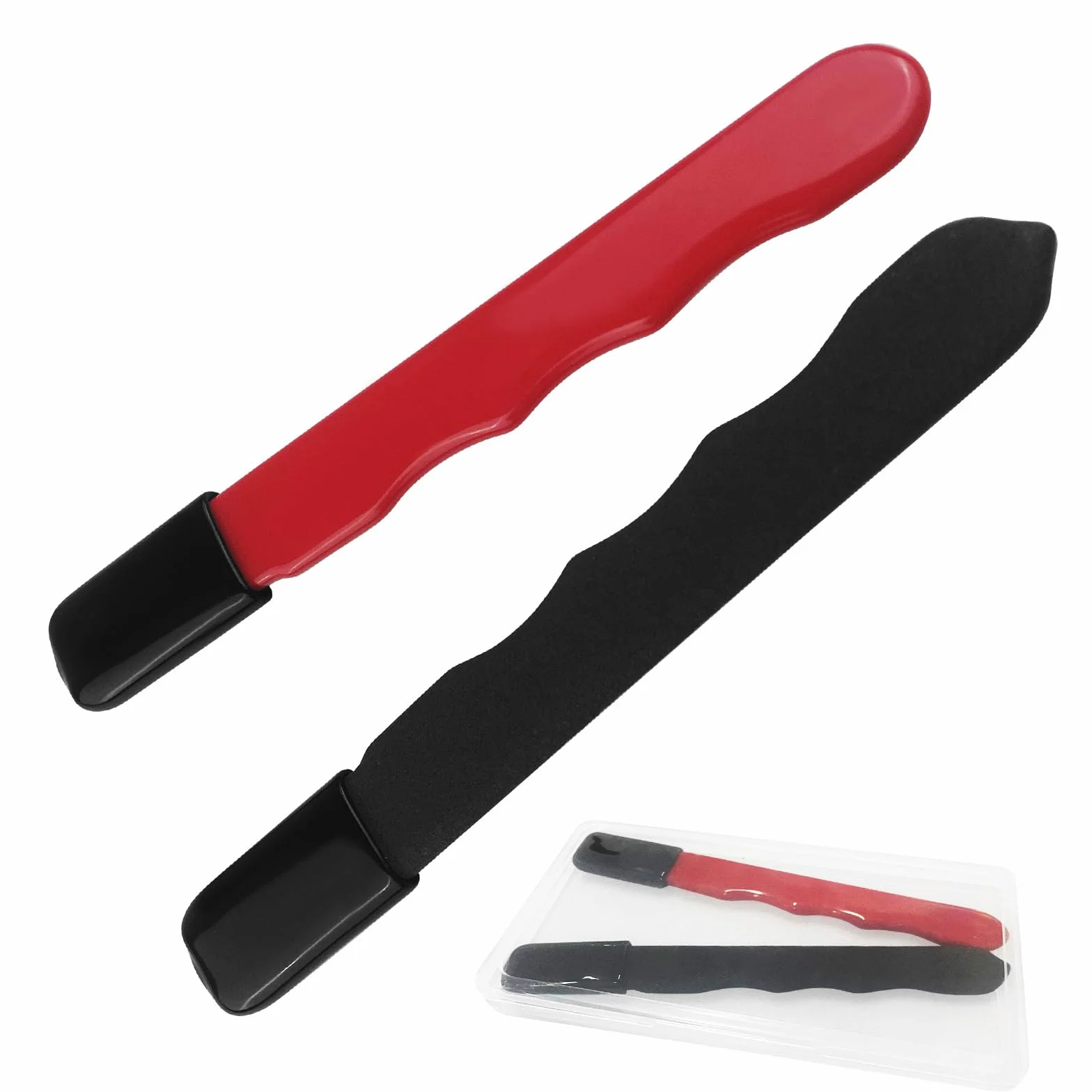 Rseuphiee 2 Pezzi Affilacoltelli, Affilatore Portatile, Affilacoltelli a Doppia Faccia, Affilacoltelli Manuale, Affilatore Professionale, per Affilare Coltelli, Ascia, Cesoie da Giardino, Vanga
