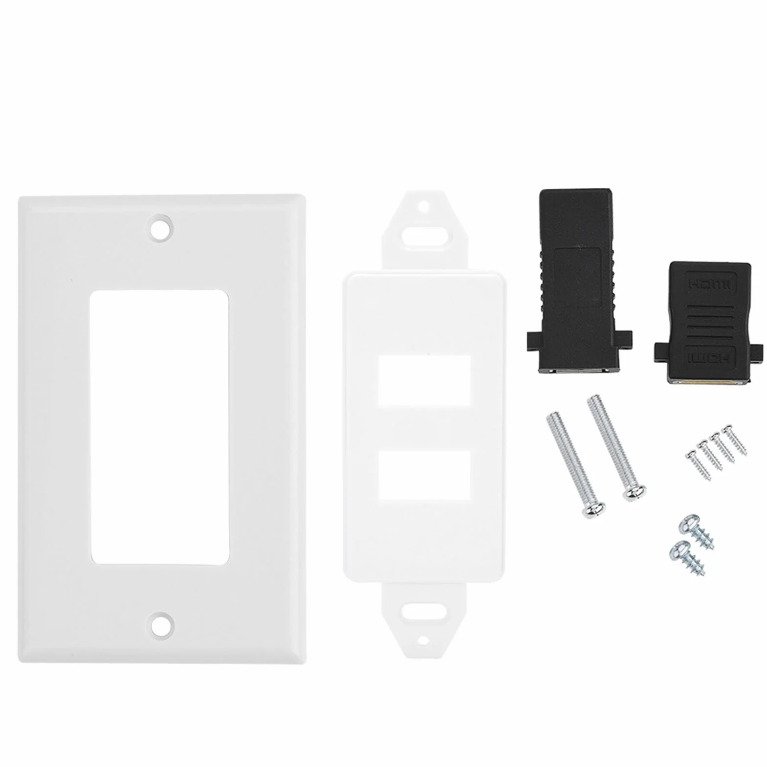 Goshyda Piastra a Parete HDMI USB 3.0 Presa Video Pannello Multimediale Integrato