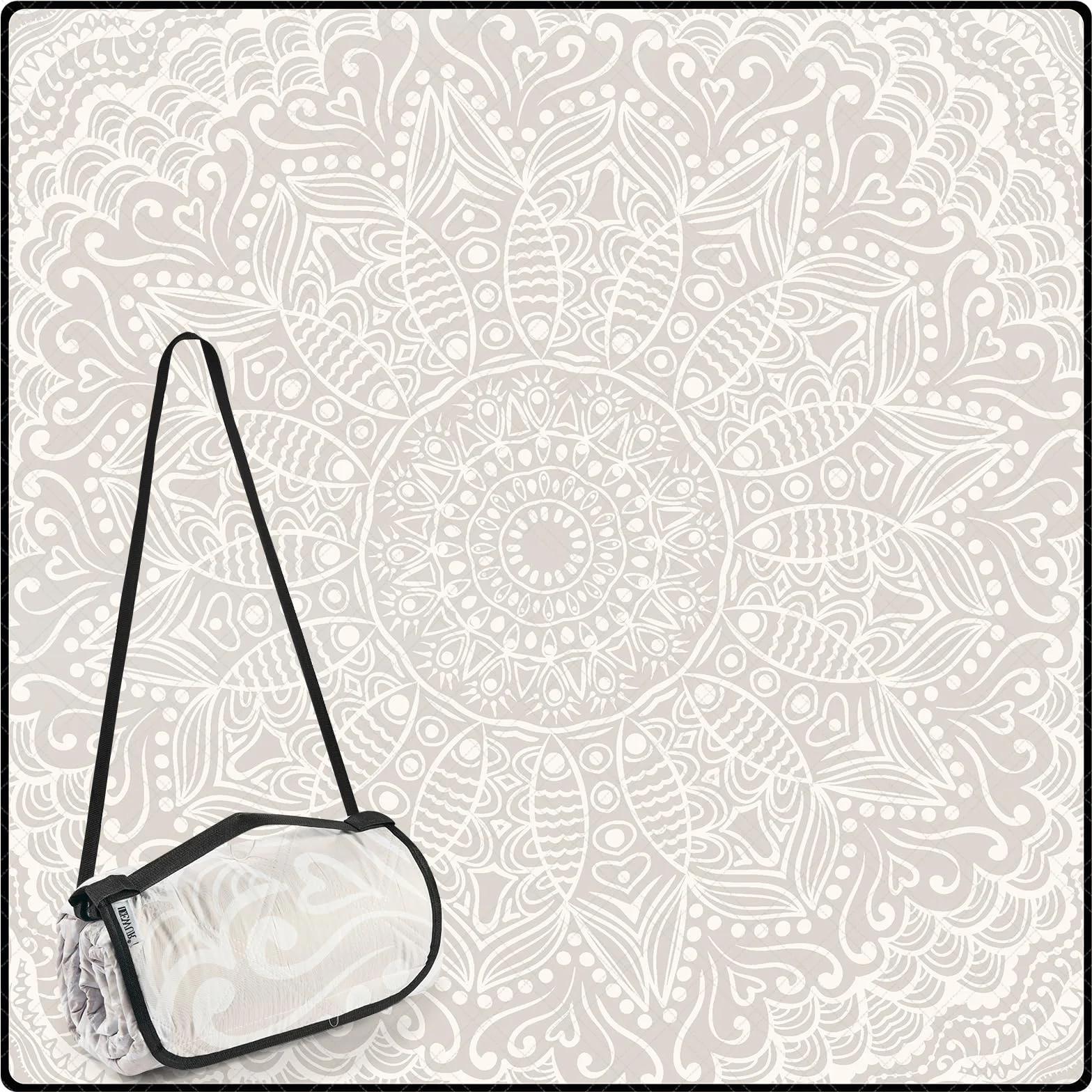 DEWUR Coperta da picnic extra large 200 x 200 cm impermeabile pieghevole