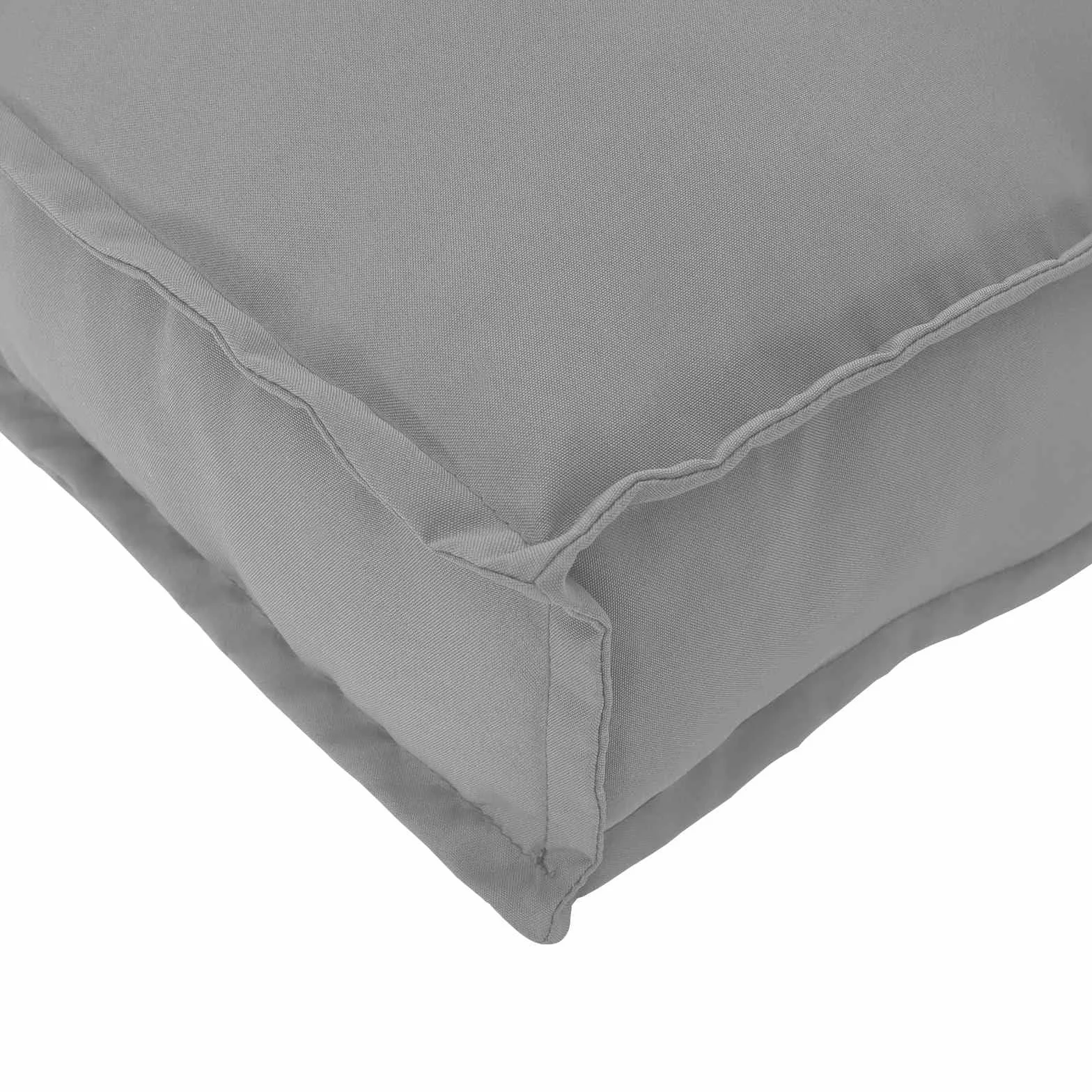vidaXL Cuscino Grigio 60 x 60 x 12 cm Tessuto Oxford per Salotto, Resistente all'Acqua
