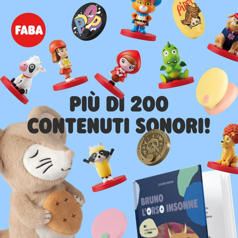 FABA Dudun Cuffie con cavo regolabili pieghevoli per bambini 85dB limitazione suono