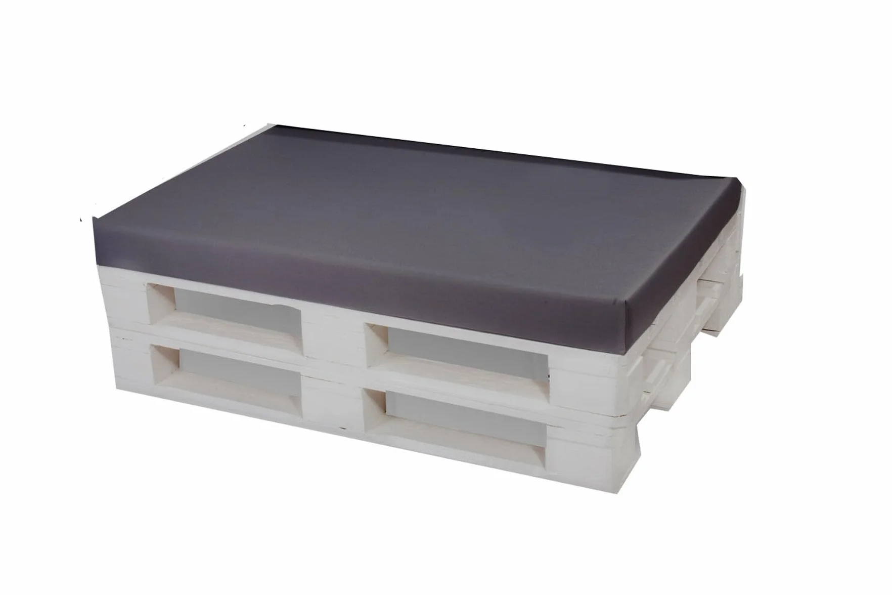 Copricuscino per Cuscini Pallet 120x80x10cm Antracite Federa Impermeabile Interni Esterni