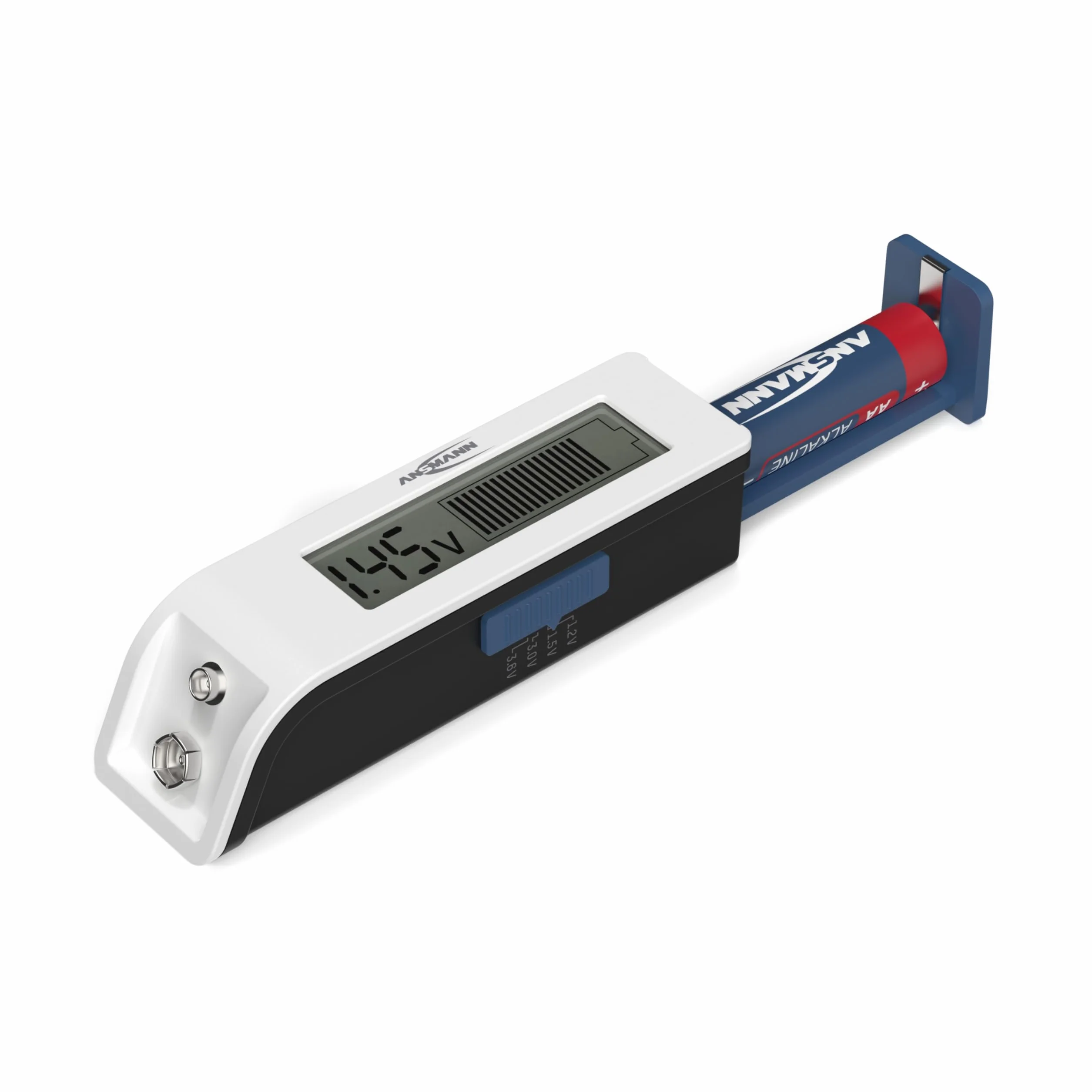 ANSMANN Tester per batterie ricaricabili con display LC