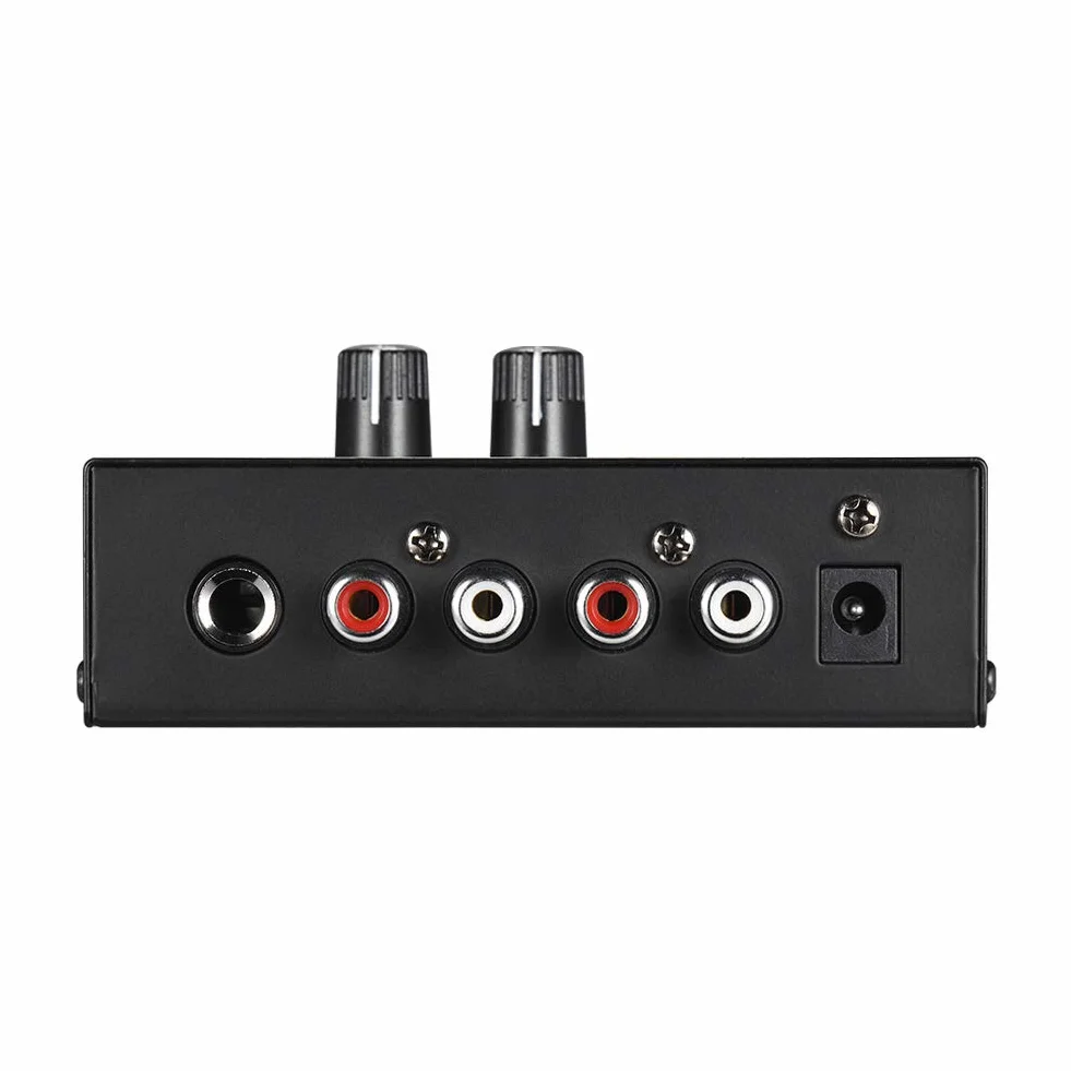 Preamplificatore PP500 Interfaccia Phonograph Phono Home Audio Stereo Metallo Regolatore Volume Giradischi