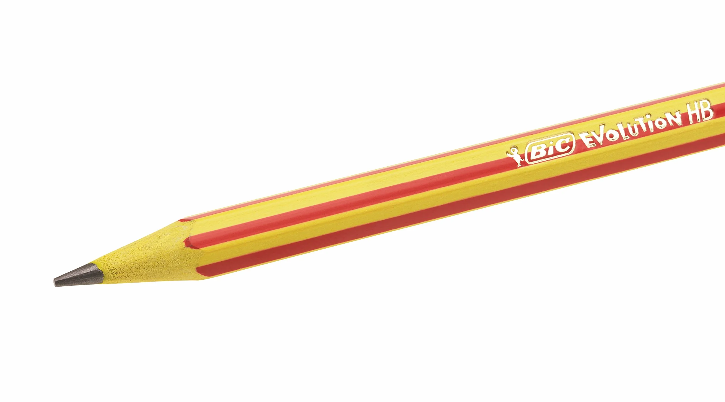 BIC Evolution Stripes 12 matite HB media senza legno infrangibile