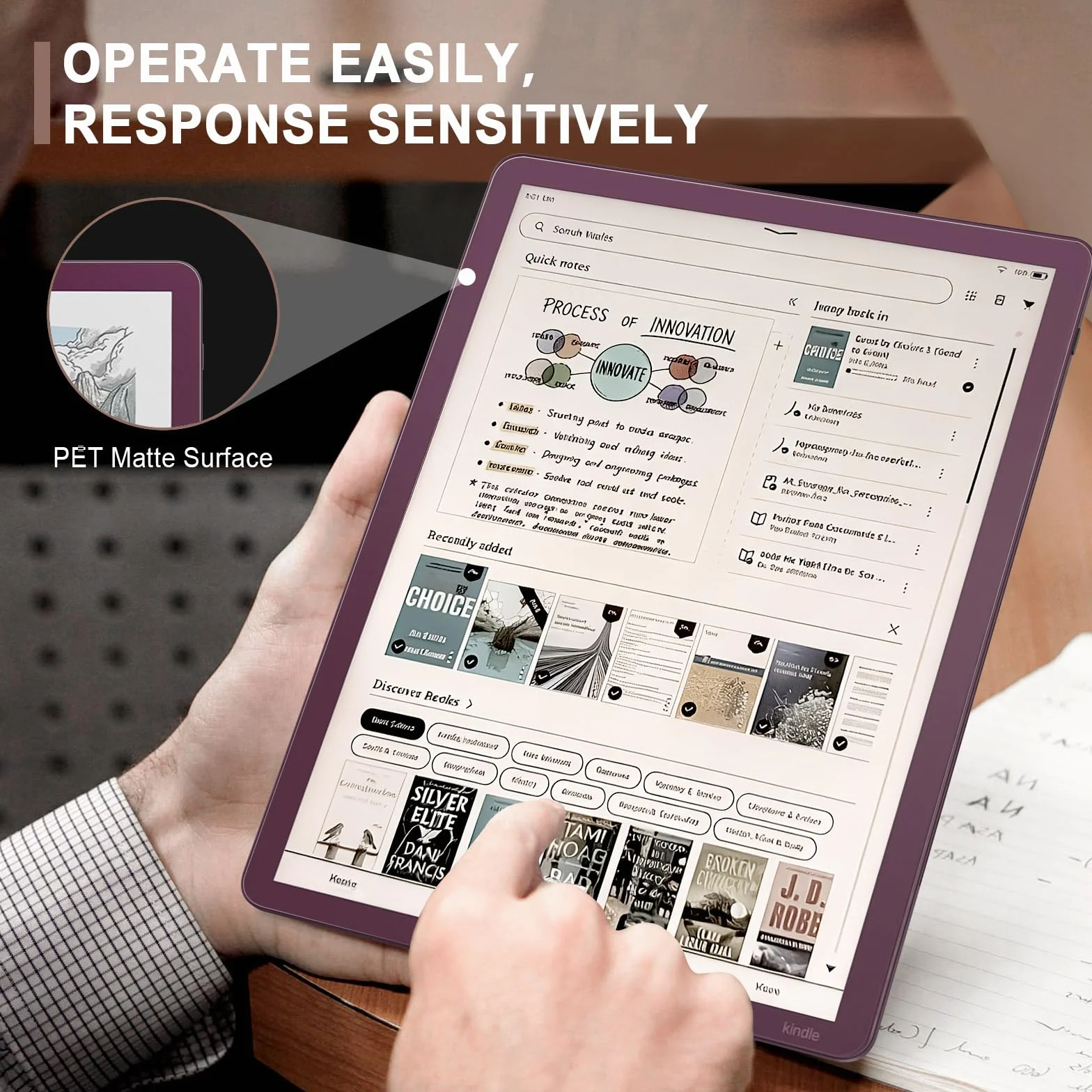 MoKo Pellicole Protettive Anti-Riflesso per Kindle Scribe Colorsoft 11" 3ª Generazione 2025, PET Opaca Copertura Totale