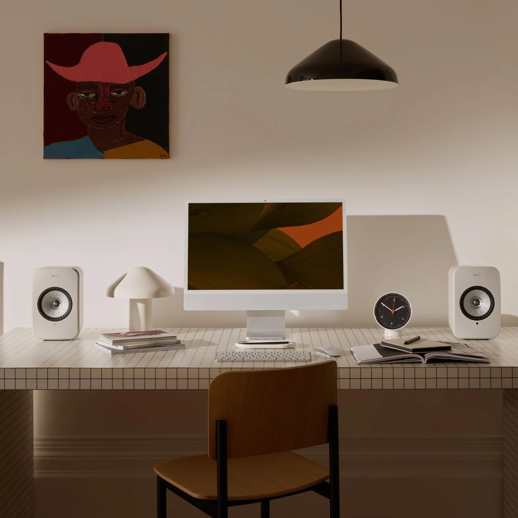 KEF LSX II LT Diffusori attivi wireless, Stone White, HDMI ARC, Bluetooth, AirPlay 2