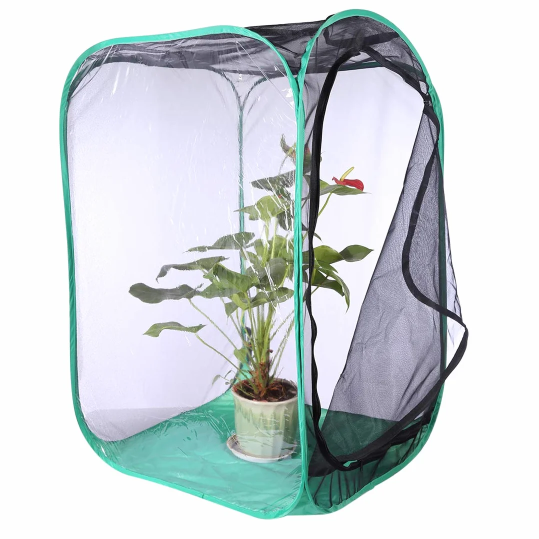 Farfalla Gabbia Repellente per insetti Rete Pieghevole 40 x 40 x 60 cm