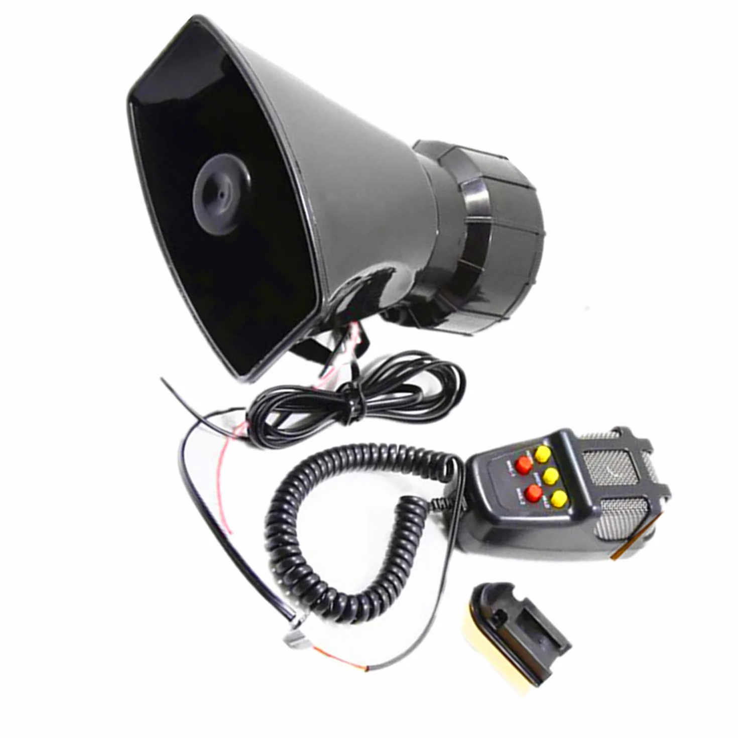 Avvisatore acustico per auto Megafono 130DB Altoparlante Sirena 12V Car Truck Barca SUV