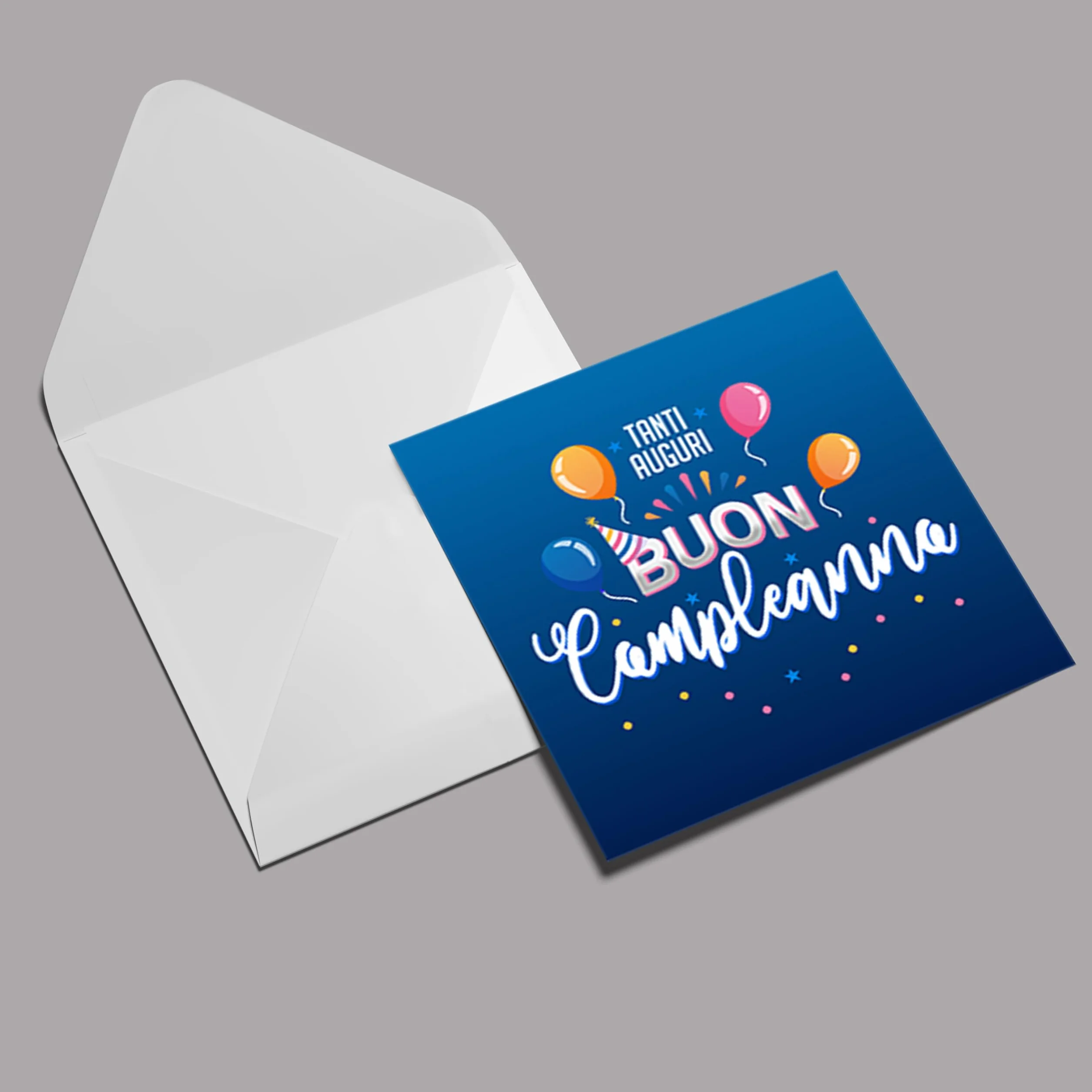 GHIBLI Biglietto Auguri Compleanno con Busta - Greeting Card Festivo Universale per Uomo Donna Bambini