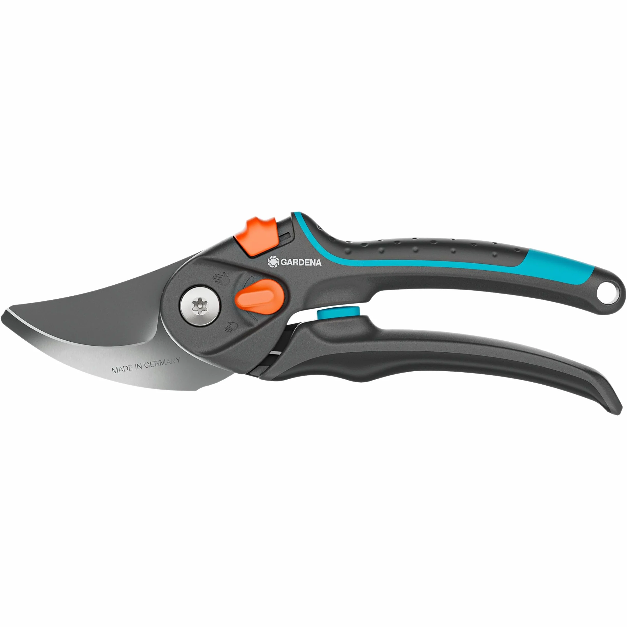 Gardena Forbici da giardino PremiumCut Pro Flex, taglio bypass, per legno fresco, diametro di taglio 24 mm, impugnature ergonomiche, lame PowerCoating, made in Germany (12252-20)