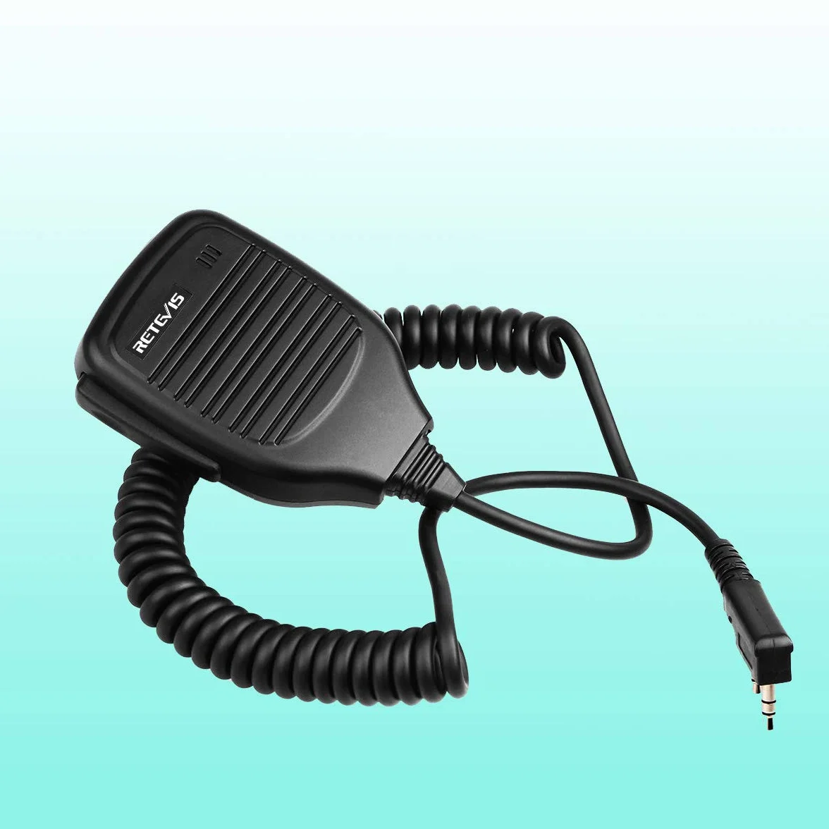 Retevis Walkie Talkie Microfono a Distanza Altoparlante 2 Pin Compatibile con Baofeng UV-5R BF-88E BF-888S