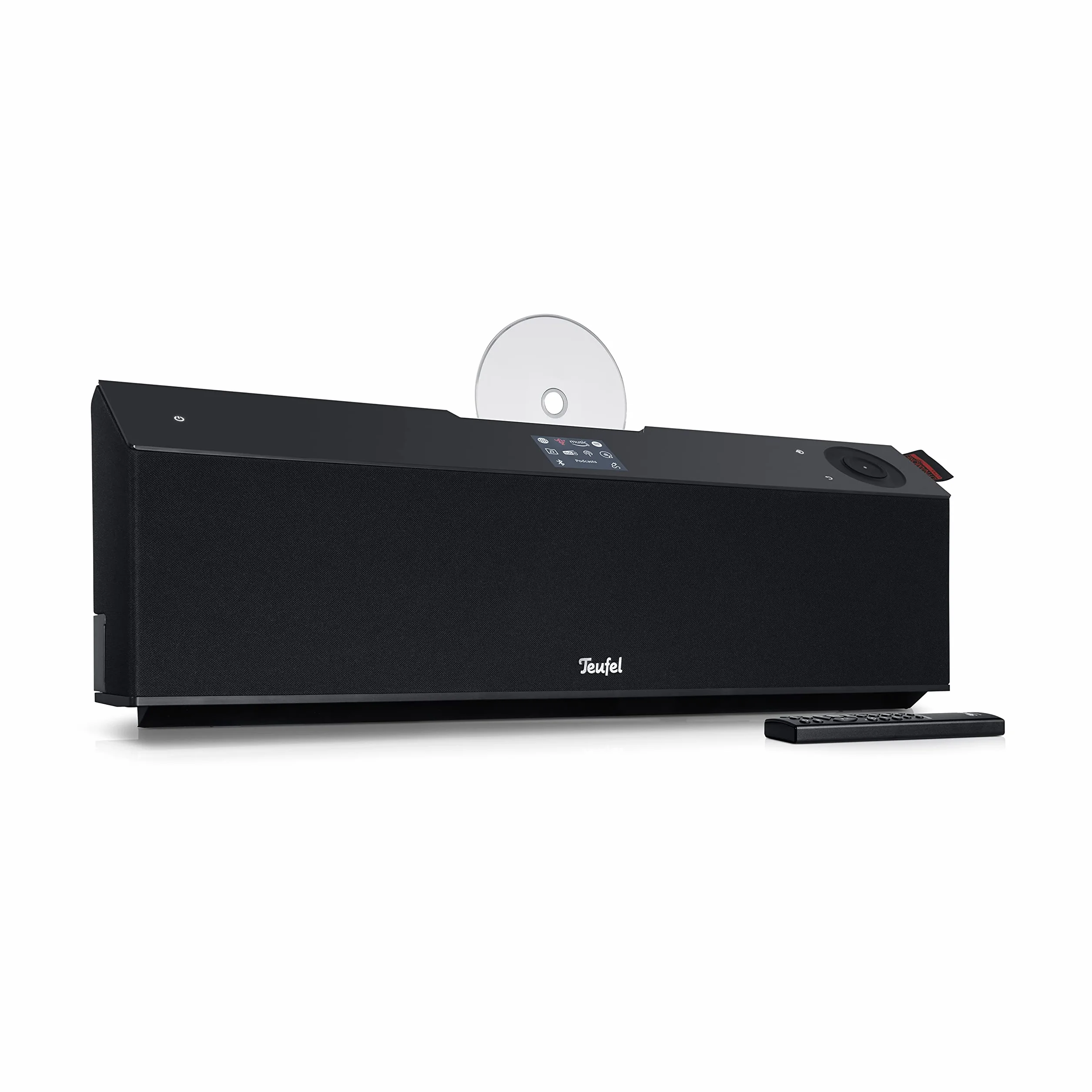 Teufel MUSICSTATION Lettore Bluetooth CD DAB+ Radio FM Streaming Musicale Suono HiFi Nero