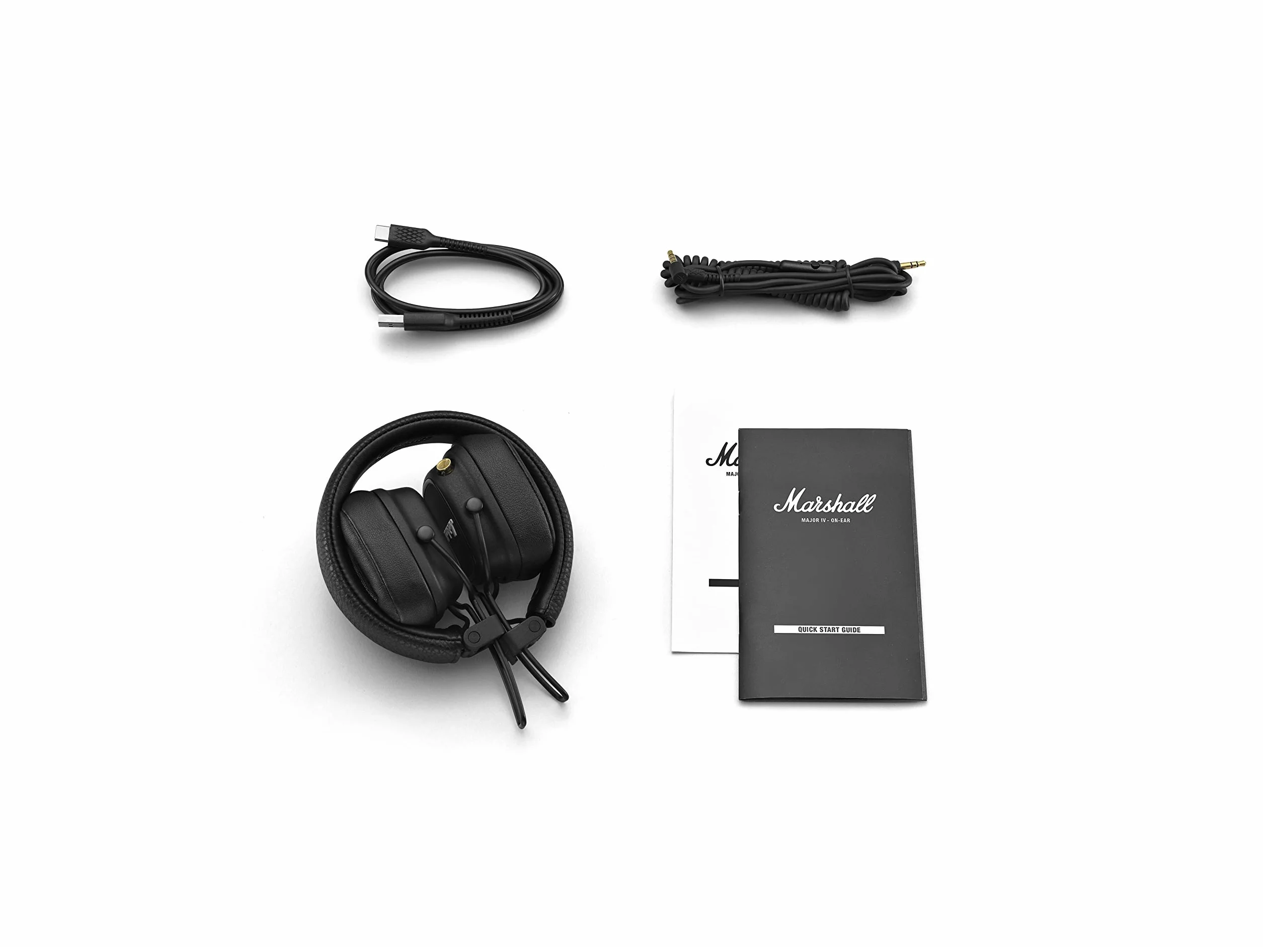 Marshall Major IV Cuffie Bluetooth On Ear Wireless Pieghevoli Nere