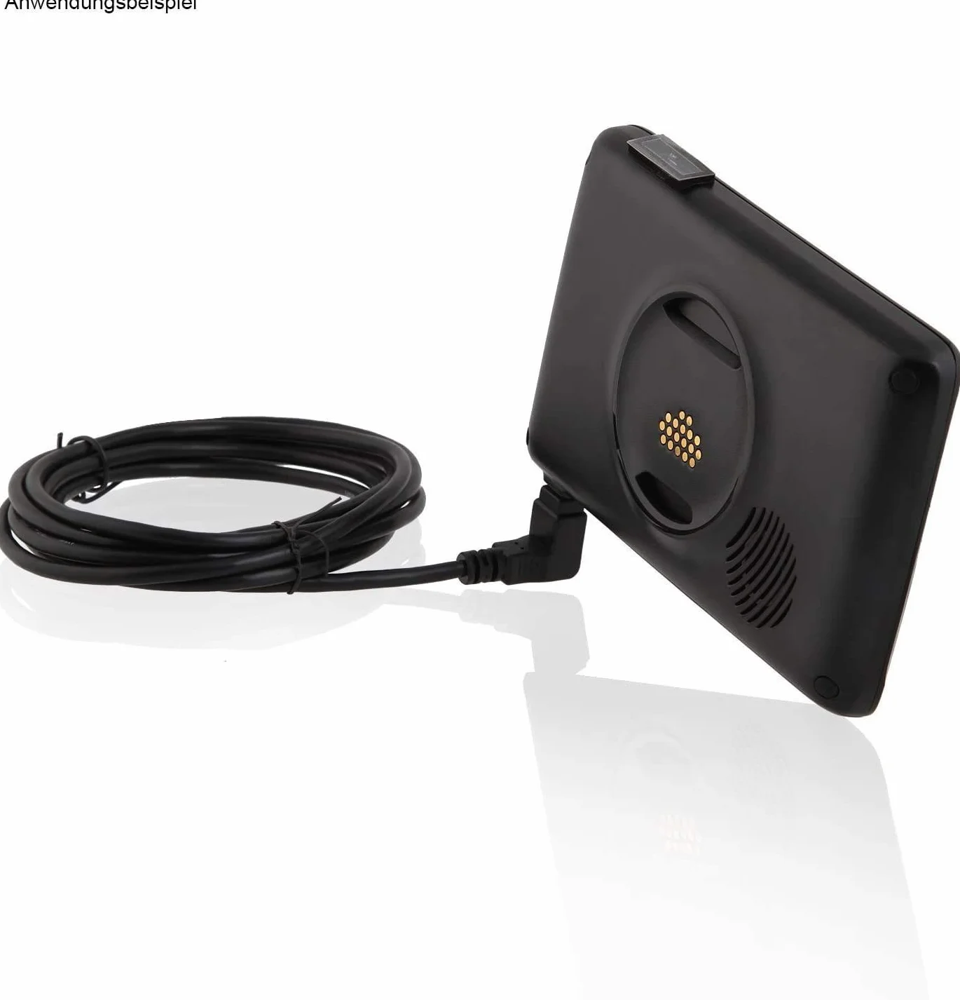 Cavo USB 2.0 Mini USB Angolato 90° 180cm Nero per Navigatori Medion Falk Tomtom Becker Navigon