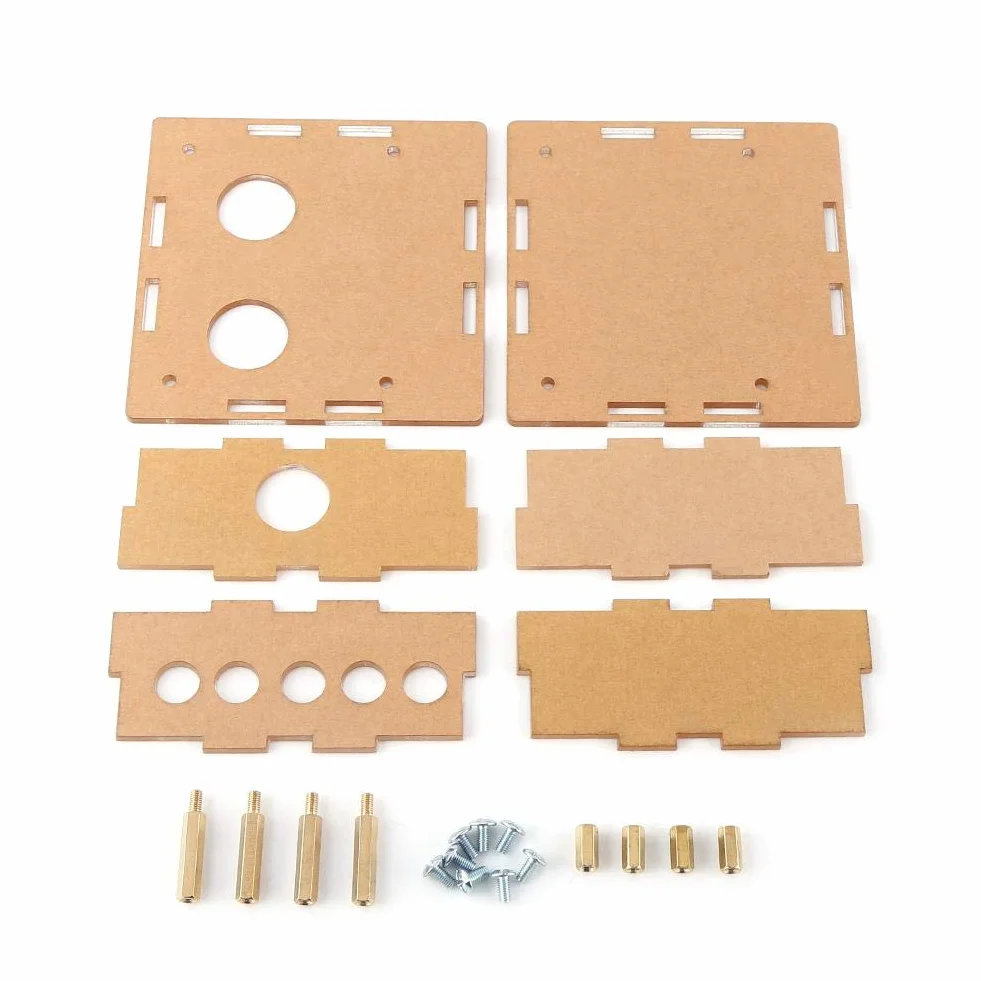 Preamplificatore valvolare 6J1 Custodia acrilica Kit valigetta con distanziatori e viti