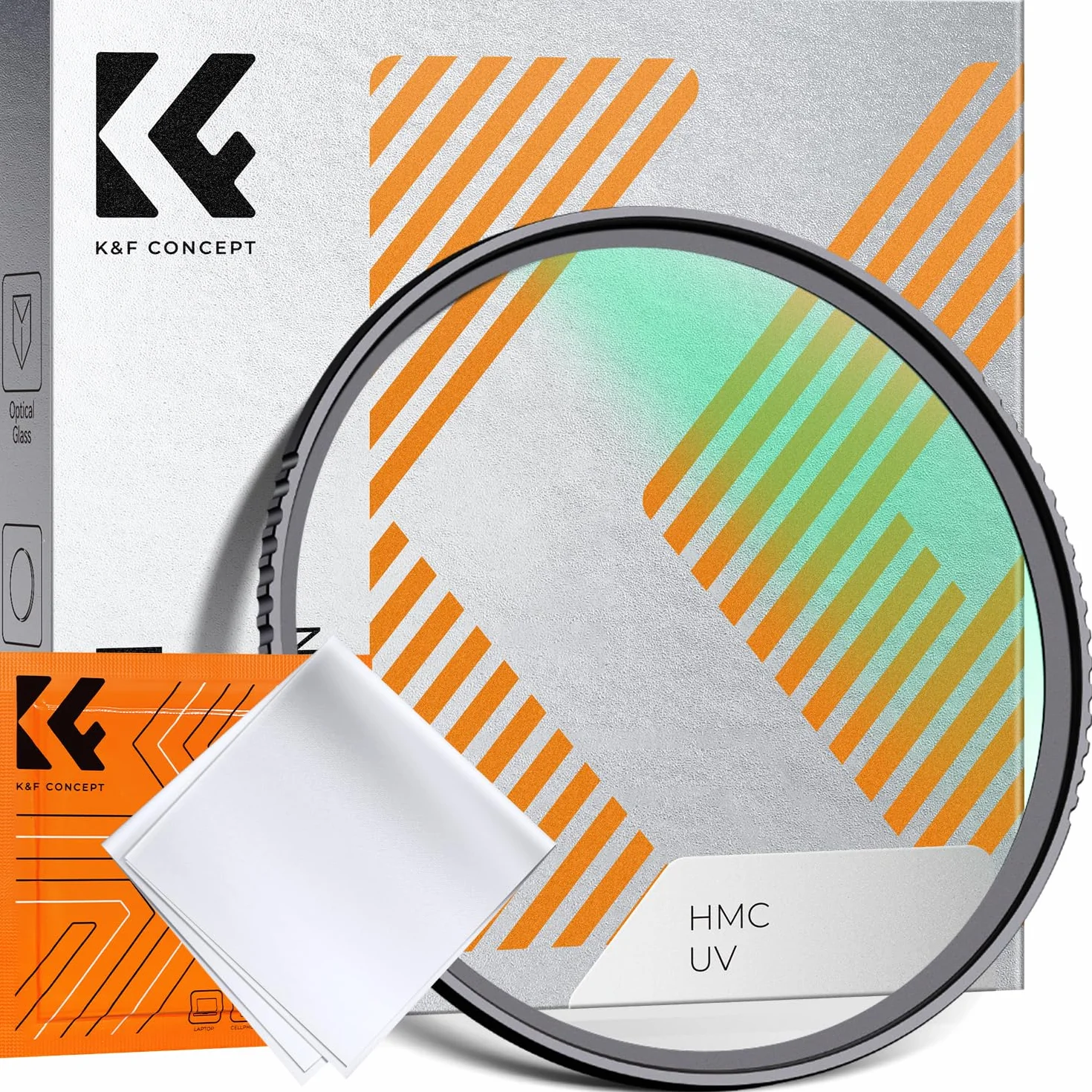 K&F CONCEPT Filtro UV 67 mm Nano-Klear Vetro Ottico con Nano-Rivestimento