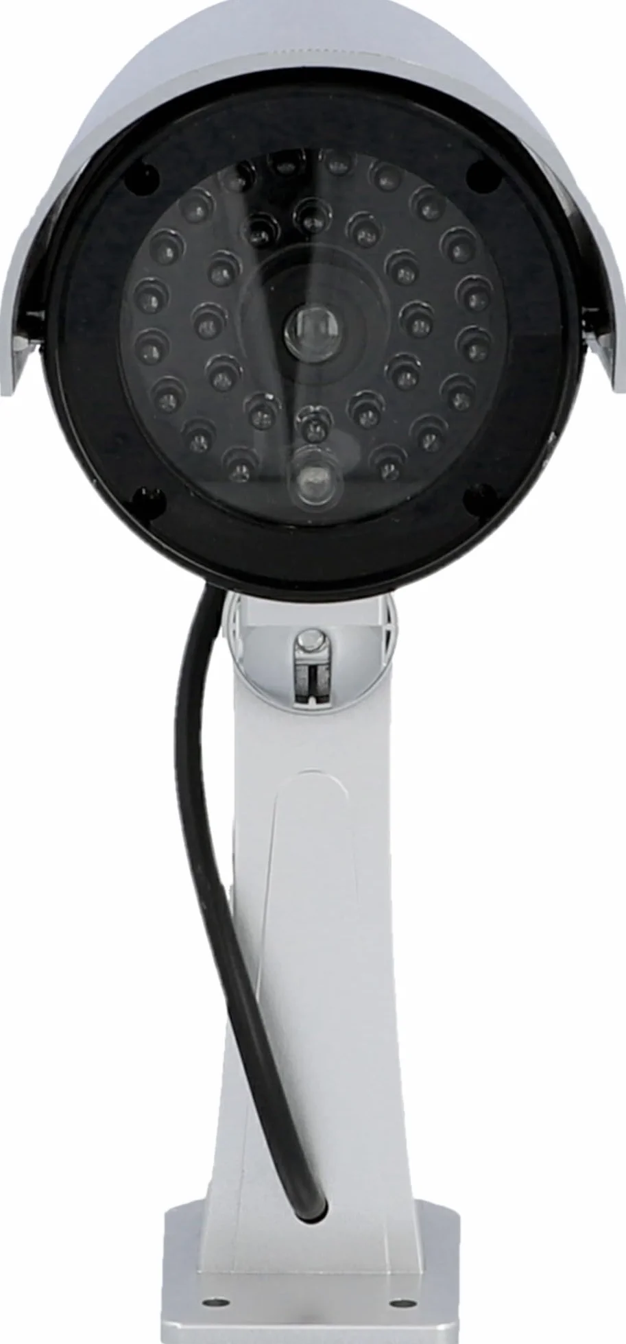 UNITEC Telecamera Fittizia Simula Sorveglianza LED Lampeggiante IP44 Regolabile Orizzontale Verticale con Batterie