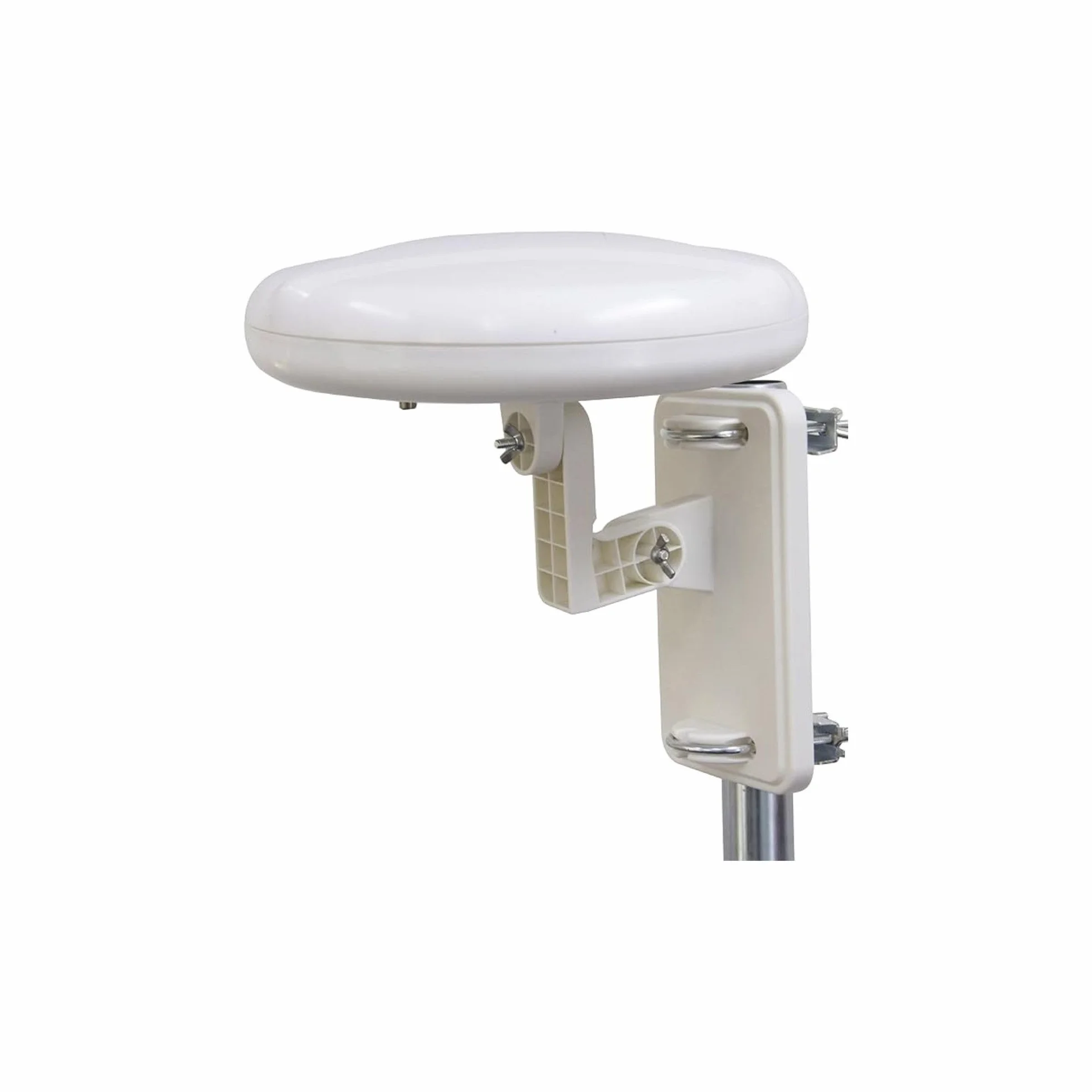 Antenna Esterna Digitale Amplificata Omnidirezionale Winner SATURN, Bianco 220V/50Hz DC12V 25dB FM/VHF/UHF