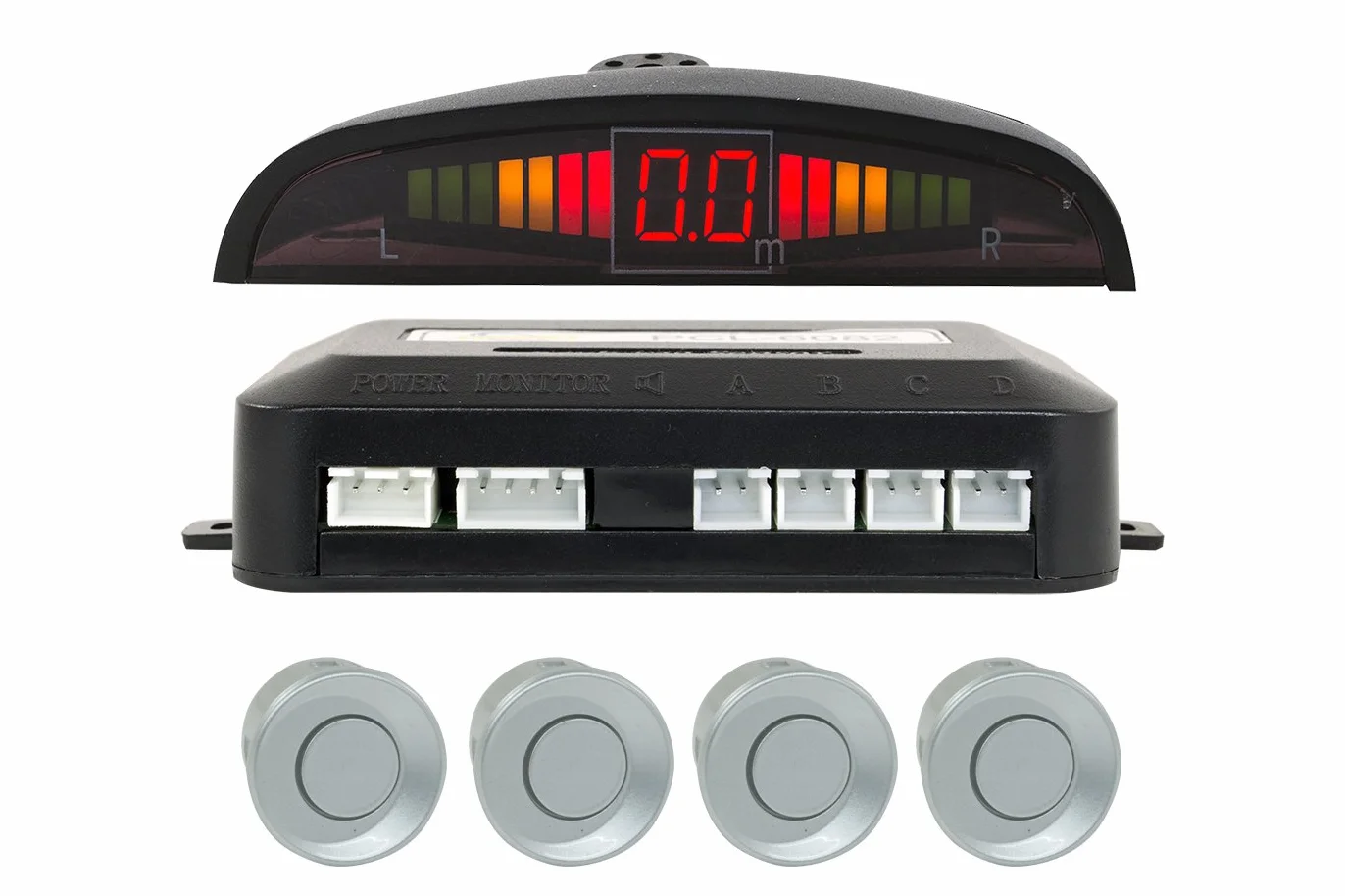 Czujniki parkowania DR PCL-6082 LED wyświetlacz sygnalizator akustyczny