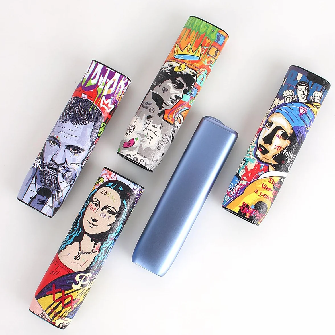 Custodia iLUMA i ONE (M0033) Graffiti Pelle PU Silicone Antiurto Antigraffio