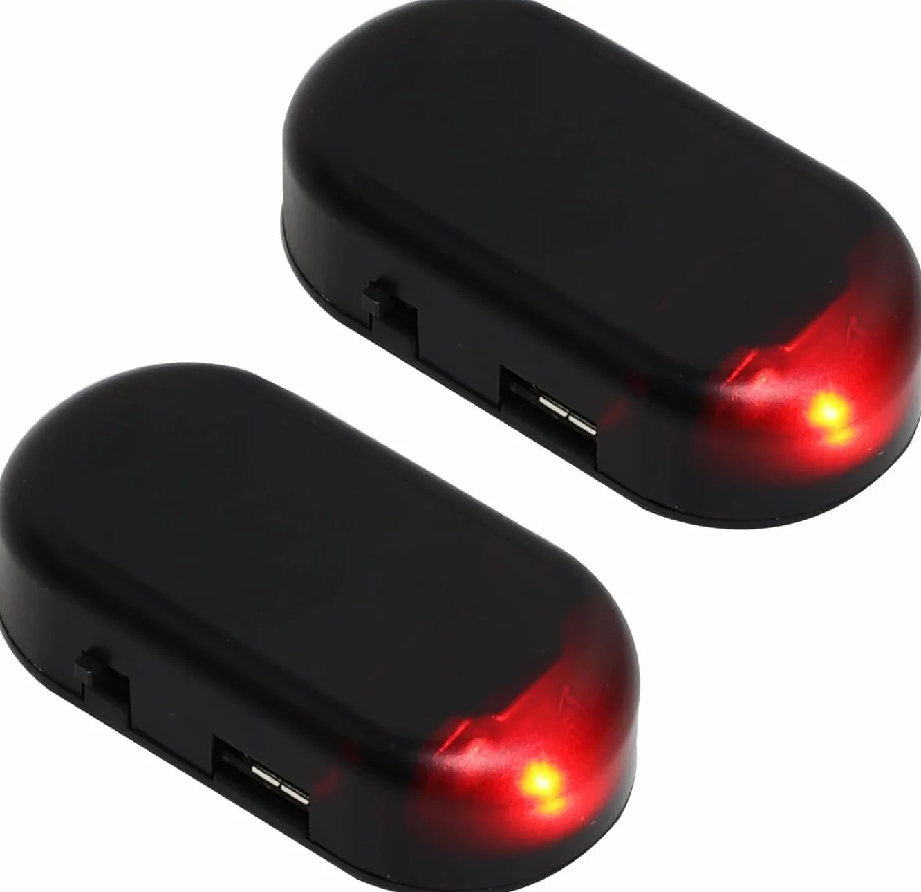 Allarme per Auto LED Lampeggiante Simulazione Antifurto Luci Rosso