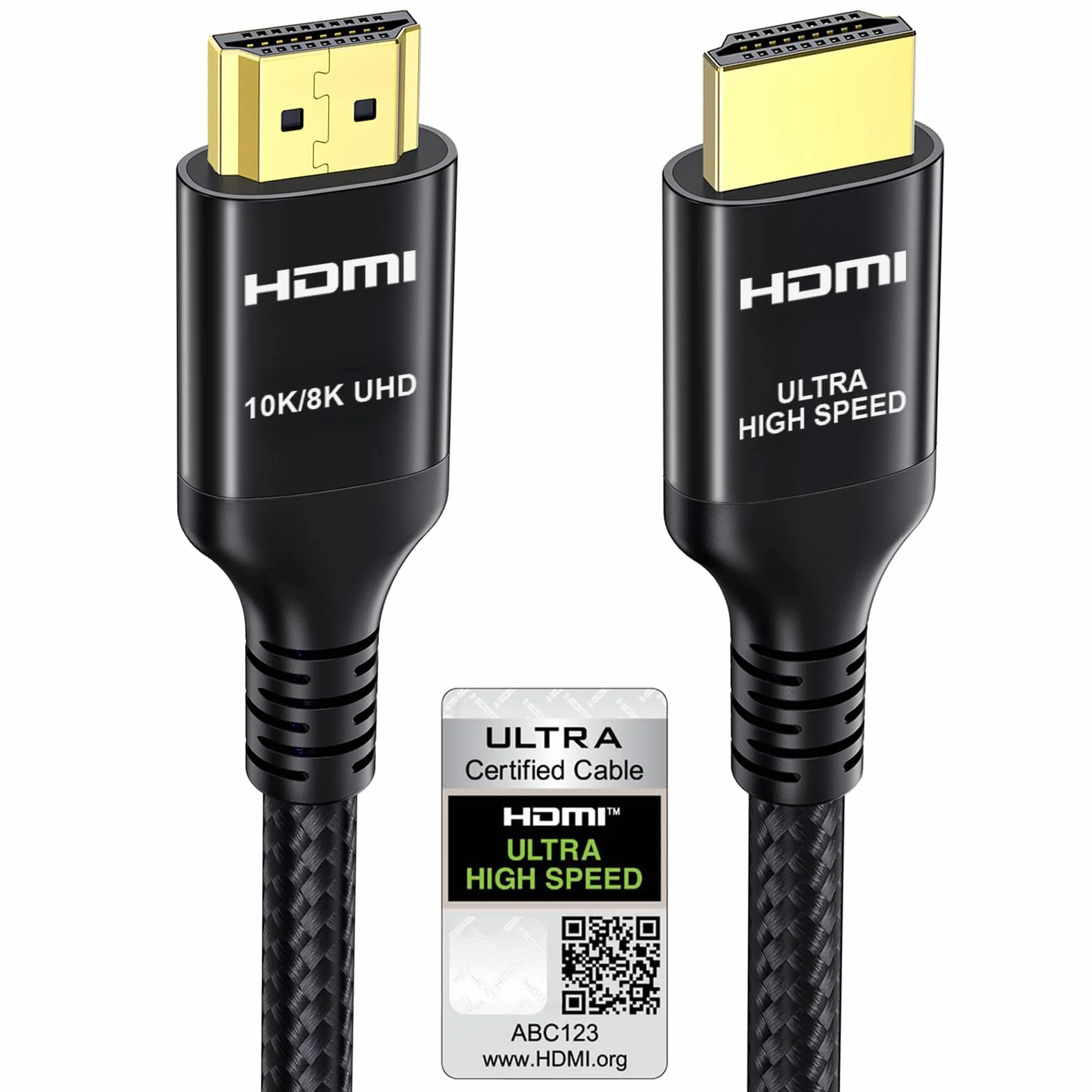 Cavo HDMI 2.1 2M 48Gbps Ultra Alta Velocità 4K 240Hz 144Hz 120Hz 8K 60Hz 10K eARC HDR HDCP 2.3