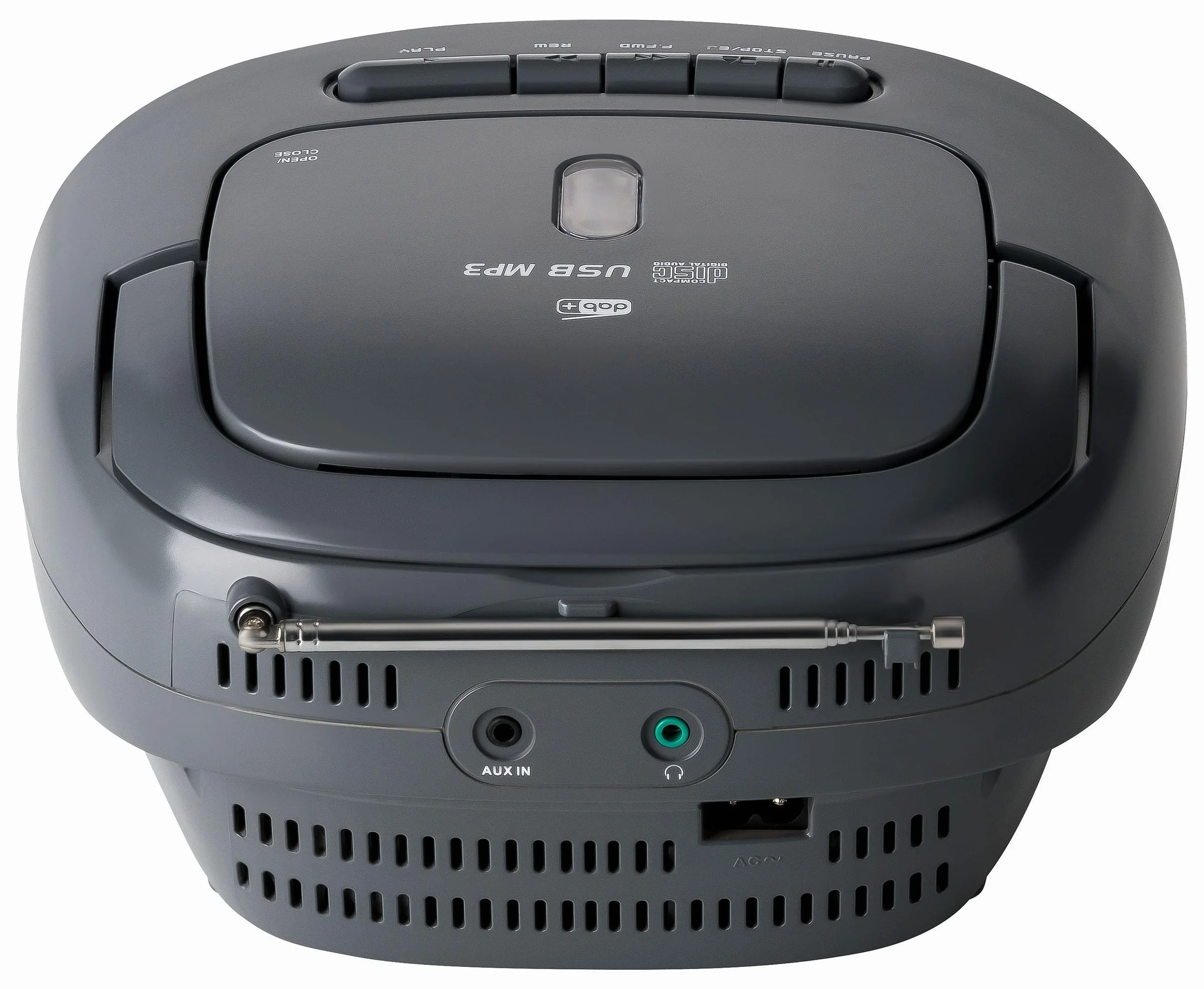 Radio CD DAB+/FM REFLEXION RCR2260DAB/GR z AUX, USB, Cassetta, Grigio