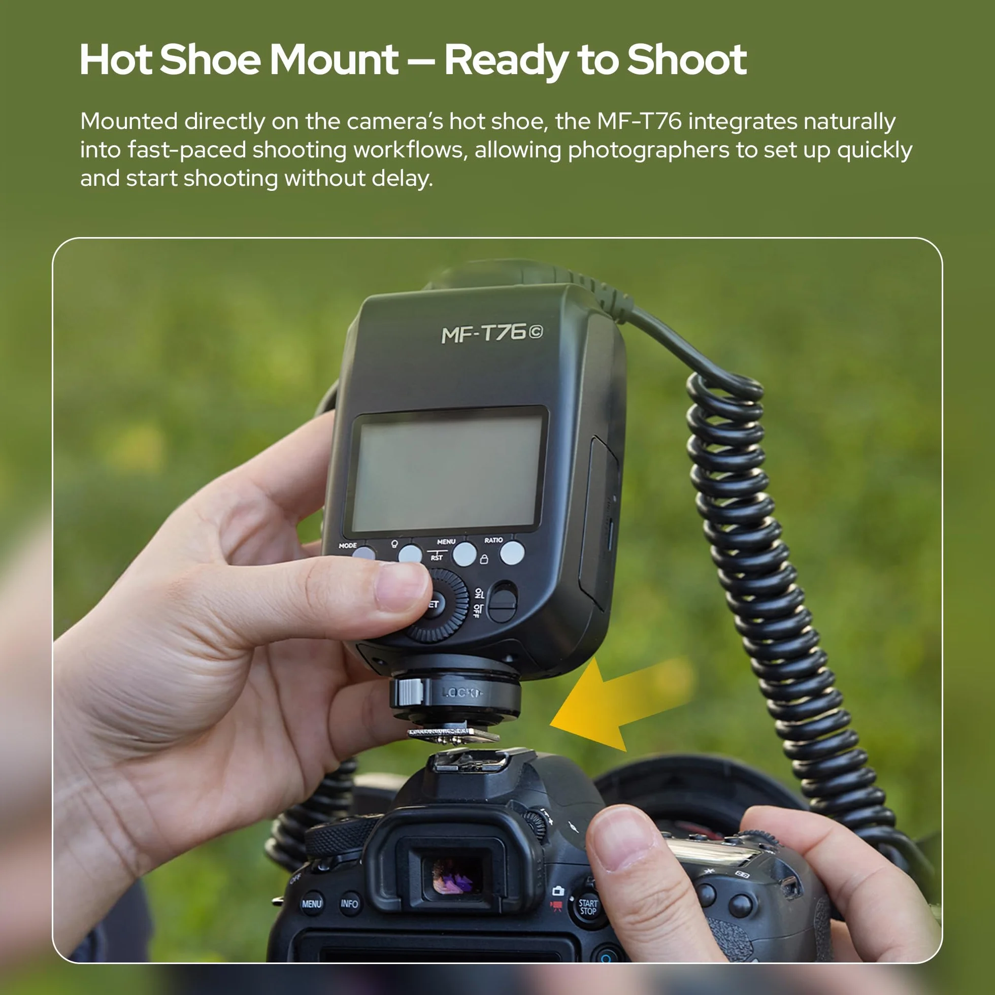 Godox MF-T76 S Dual-Head Macro Flash 76Ws GN 22.4 TTL per Sony