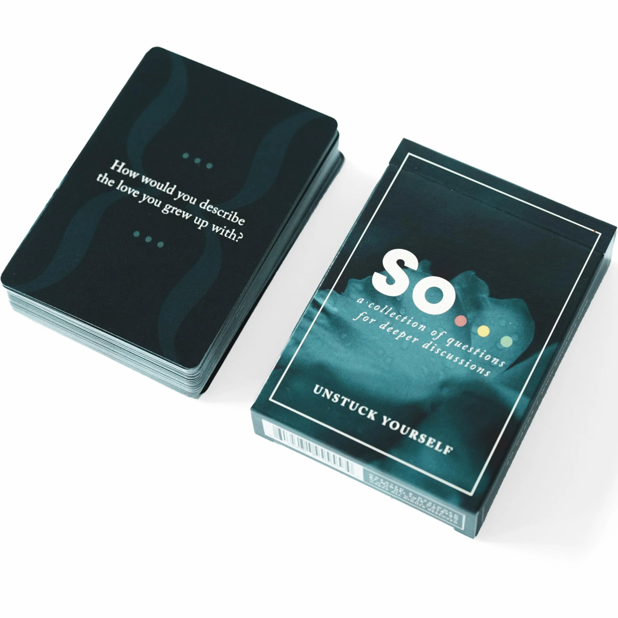SO Cards Unstuck Yourself Conversation Starter Cards for Meaningful Discussion Introspection