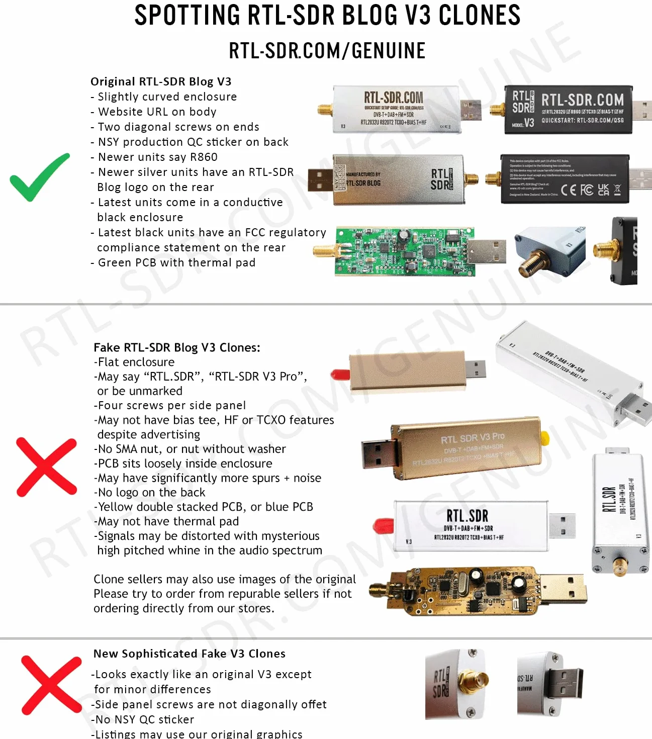 RTL-SDR Blog V3 R860 RTL2832U 1PPM TCXO SMA Software Defined Radio