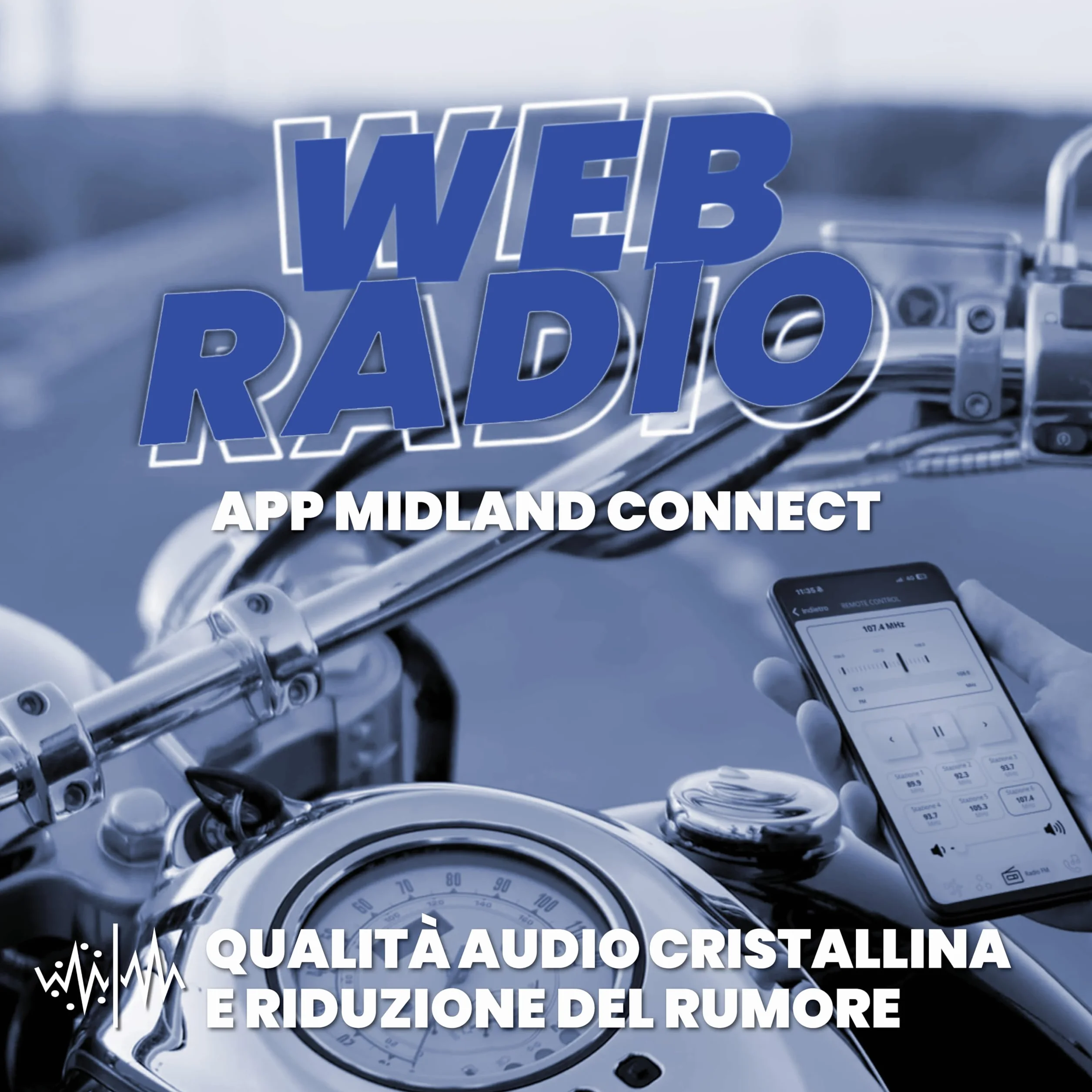 Midland Auricolare Bluetooth 5.2 Singolo Lokui K10 per Motociclisti Urbani con Filtro Anti-Rumore, Ricarica Rapida