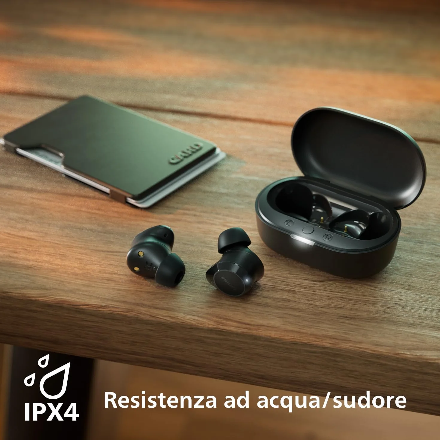 Philips TAT1209BK Cuffie auricolari Bluetooth True Wireless - Nero