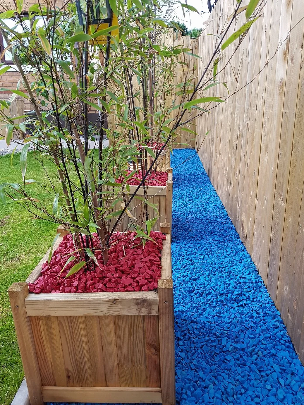 RockinColour Azure Blue Pietre Decorative da Giardino. 20mm. 14-15 kg