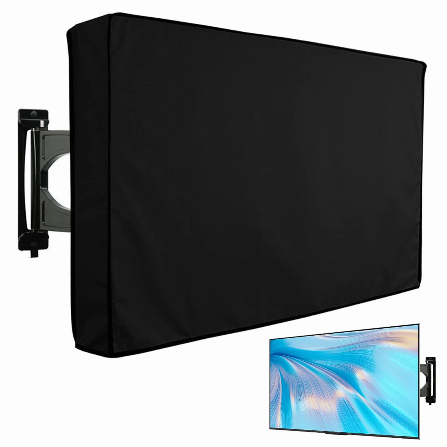 Copertura TV 40-42 pollici antipolvere Oxford 210 PVC resistente intemperie universale