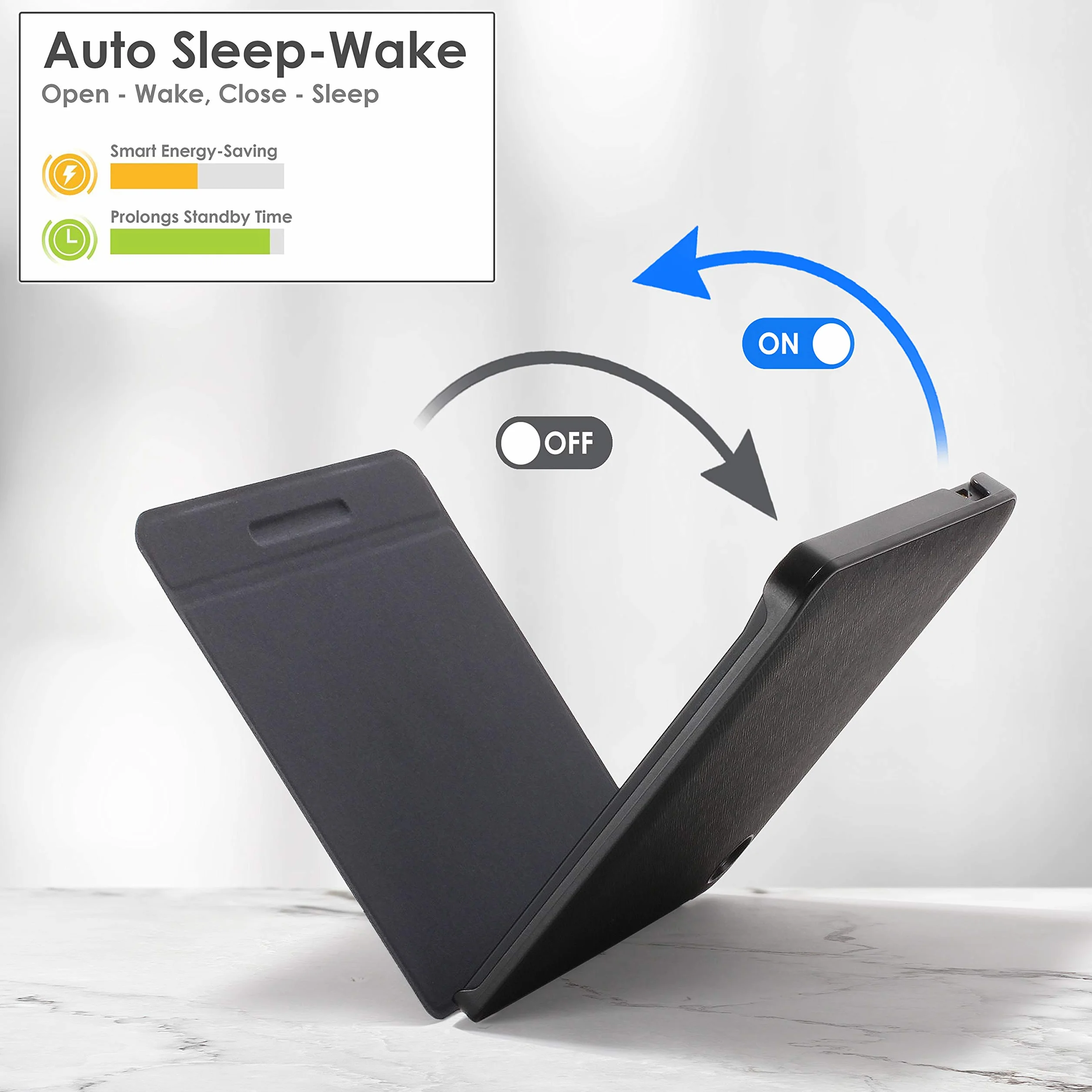 Forefront Cases Custodia Magnetica per Kobo Libra H2O (2019) Nero