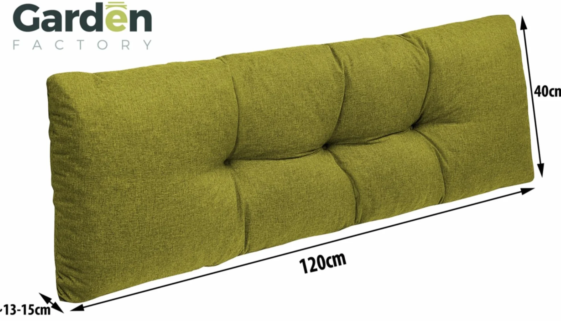 Cuscino per Bancale Set Trapuntato Lime 120x50 120x40