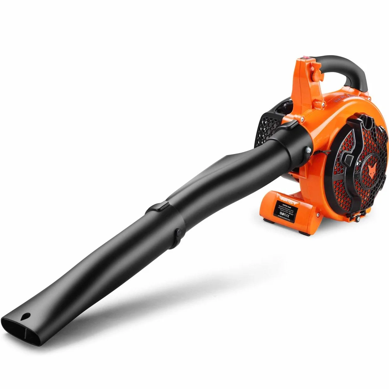 Aspirafoglie a scoppio FUXTEC 4in1 FX-LBS126 soffiatore e trituratore a scela di benzina 2 tempi con 2 tubi di soffiaggio e sacco di raccolta da 45 l - velocità di soffiaggio 71 m/s